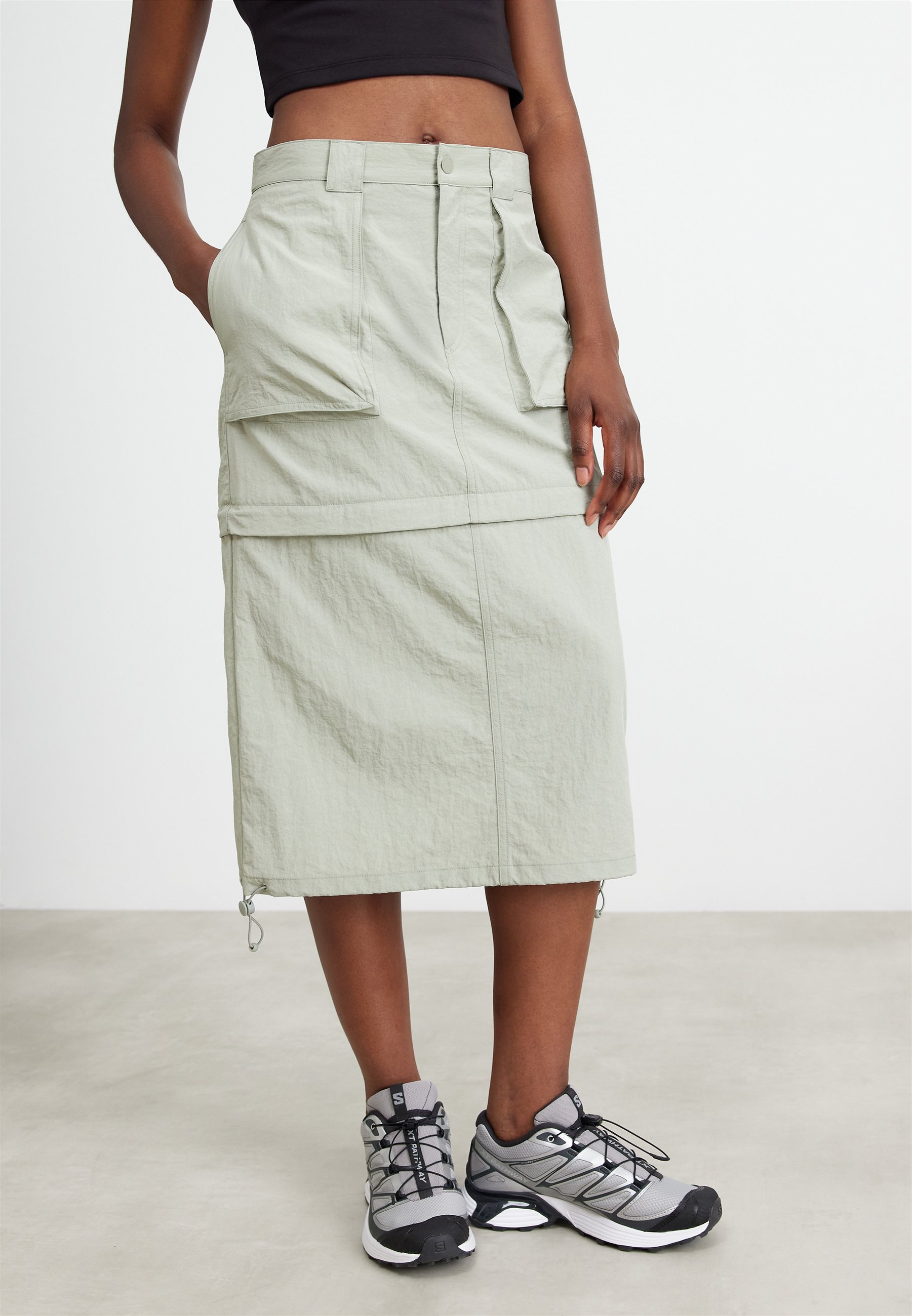 CARGO ZIP-OFF MIDI - Pencil skirt