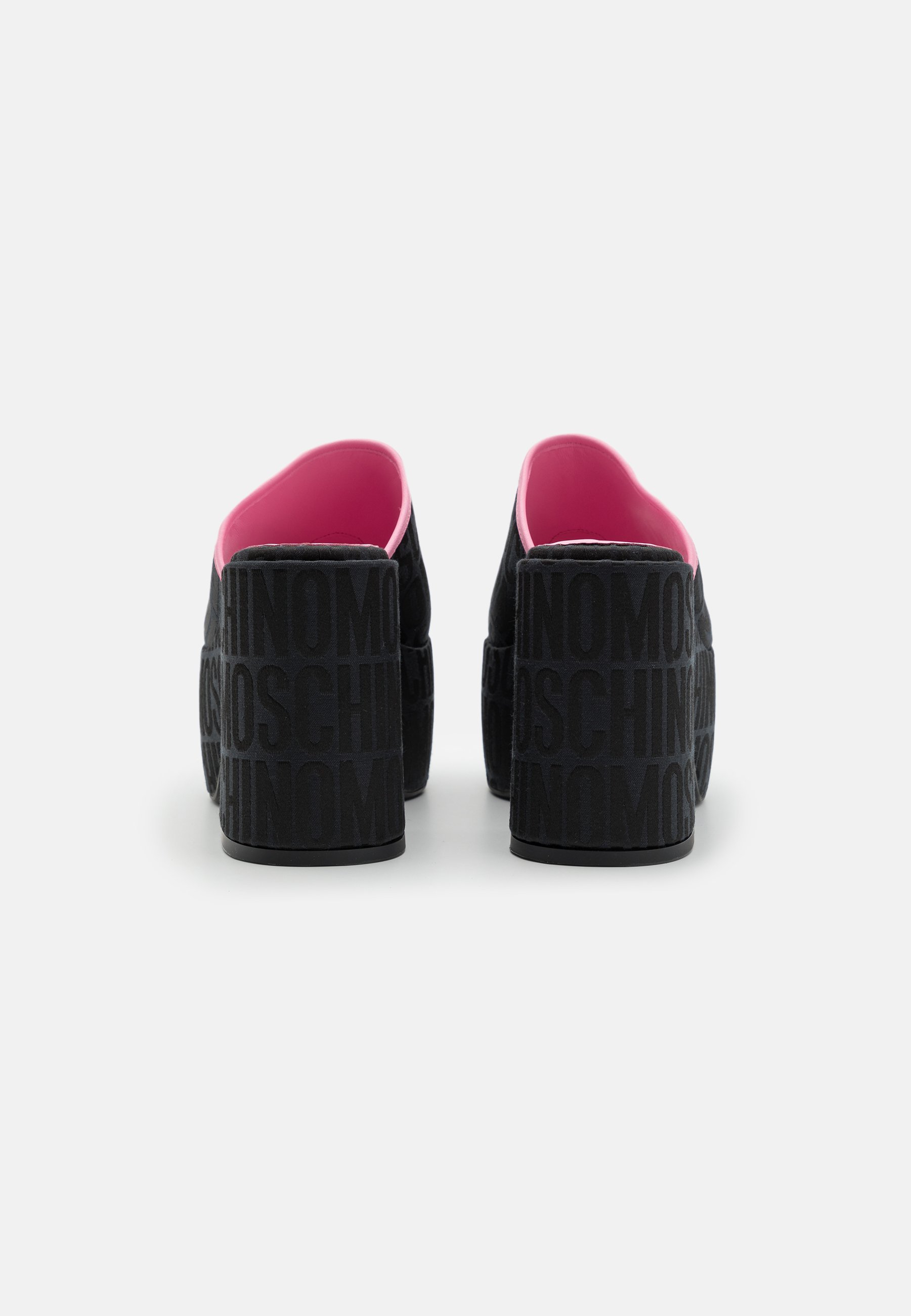 LOGO - Heeled mules