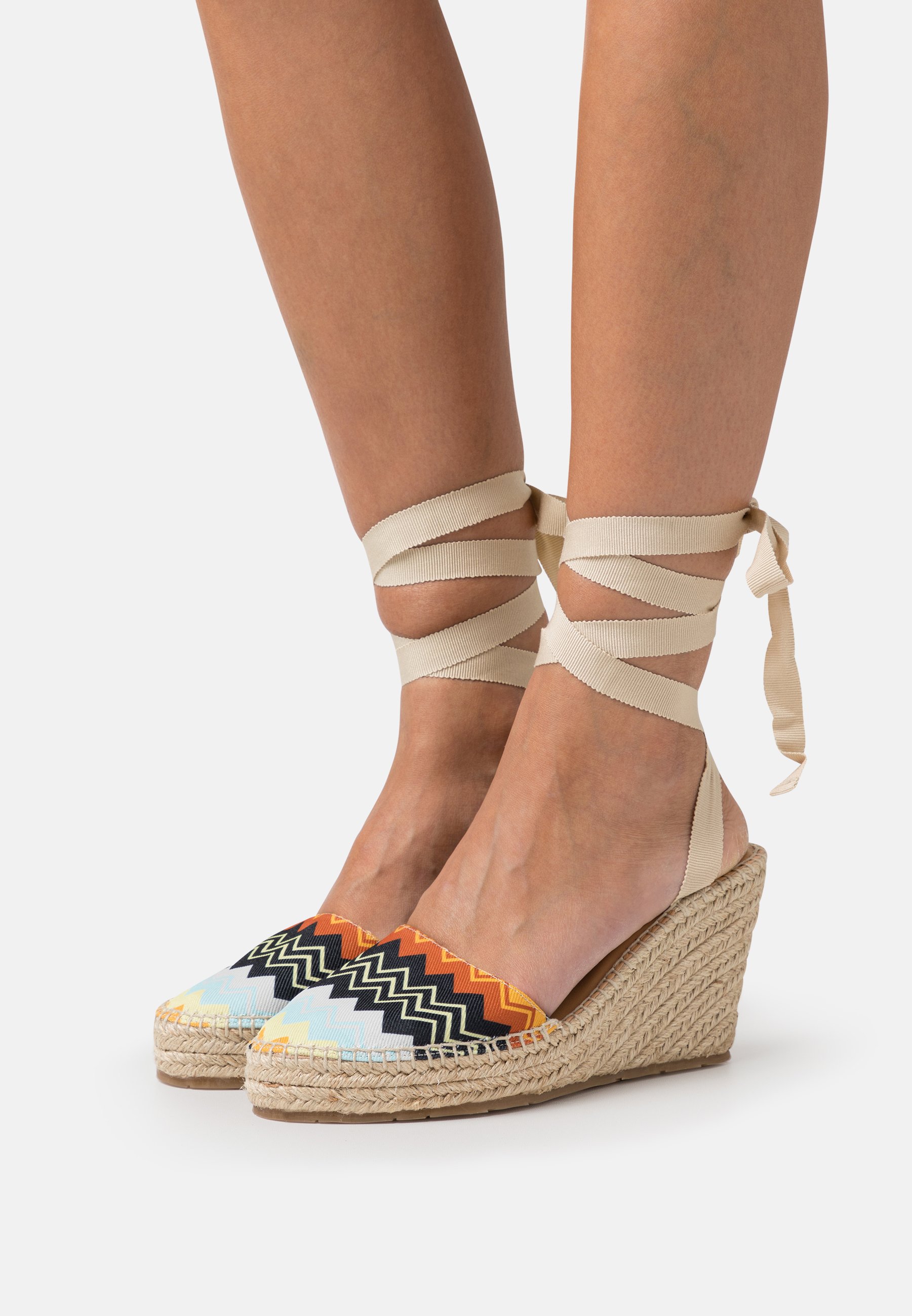 High heeled sandals