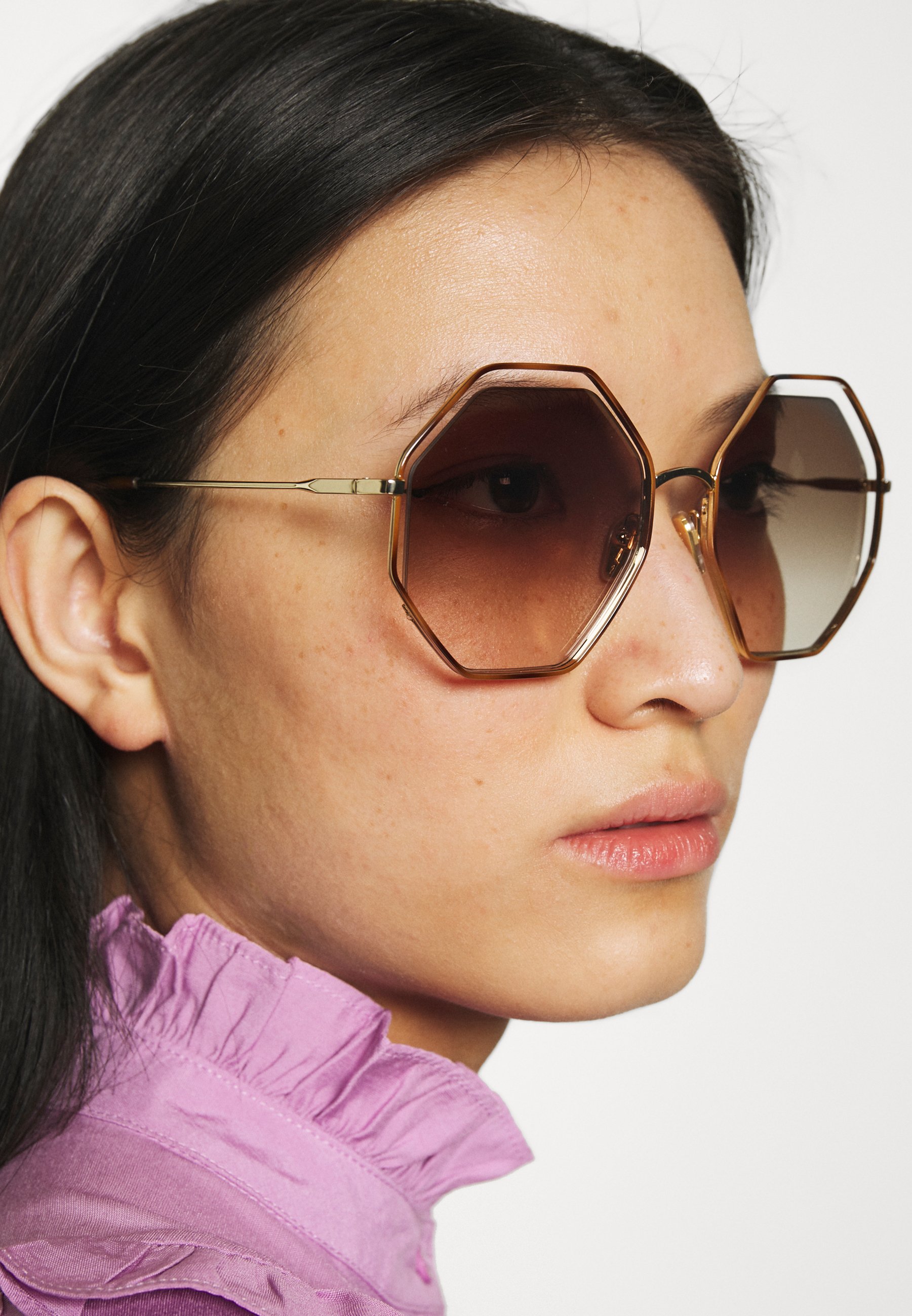 POPPY HEXAGONAL METAL SUNGLASSES - Sunglasses