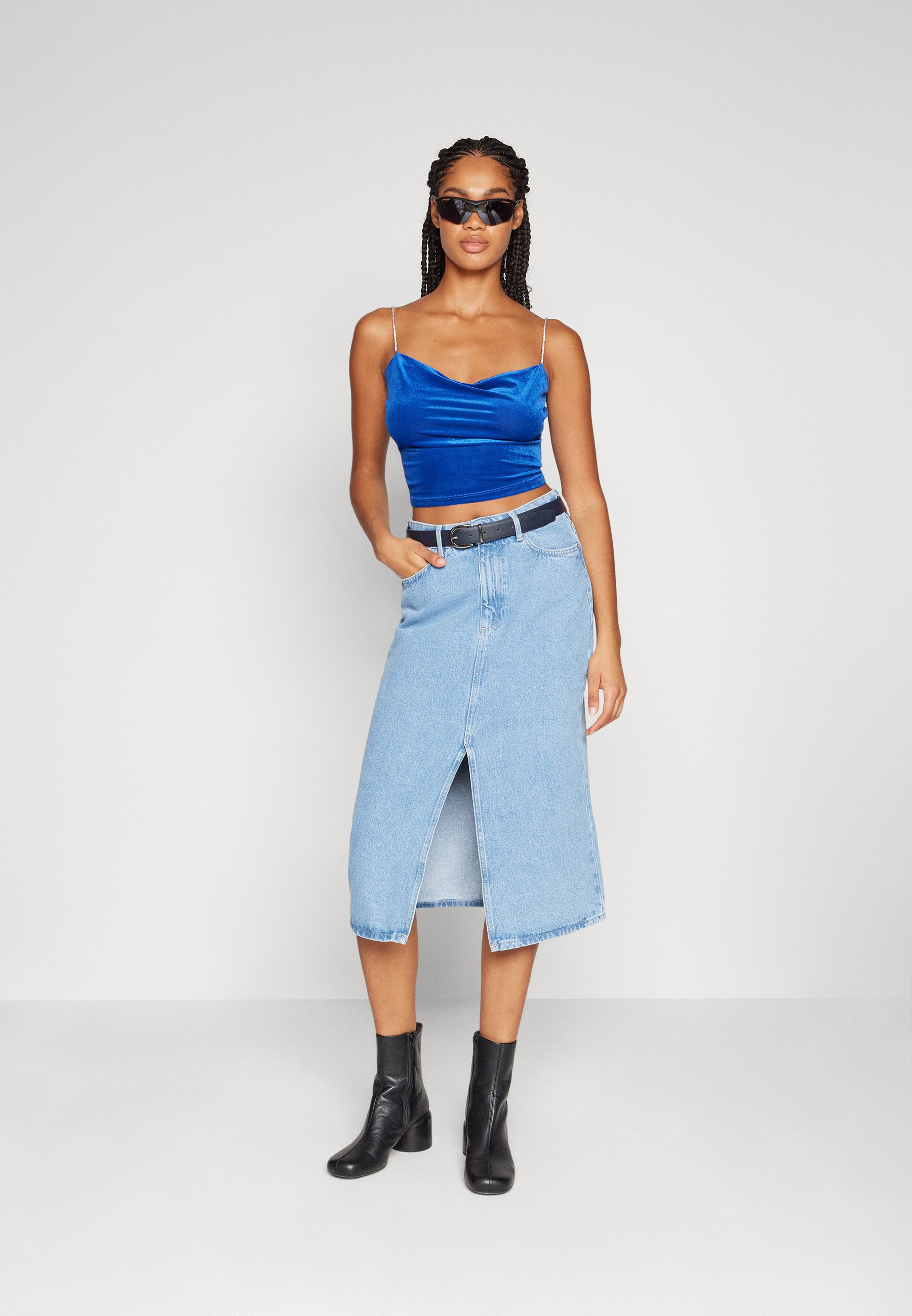COWL NECK TOP - Top