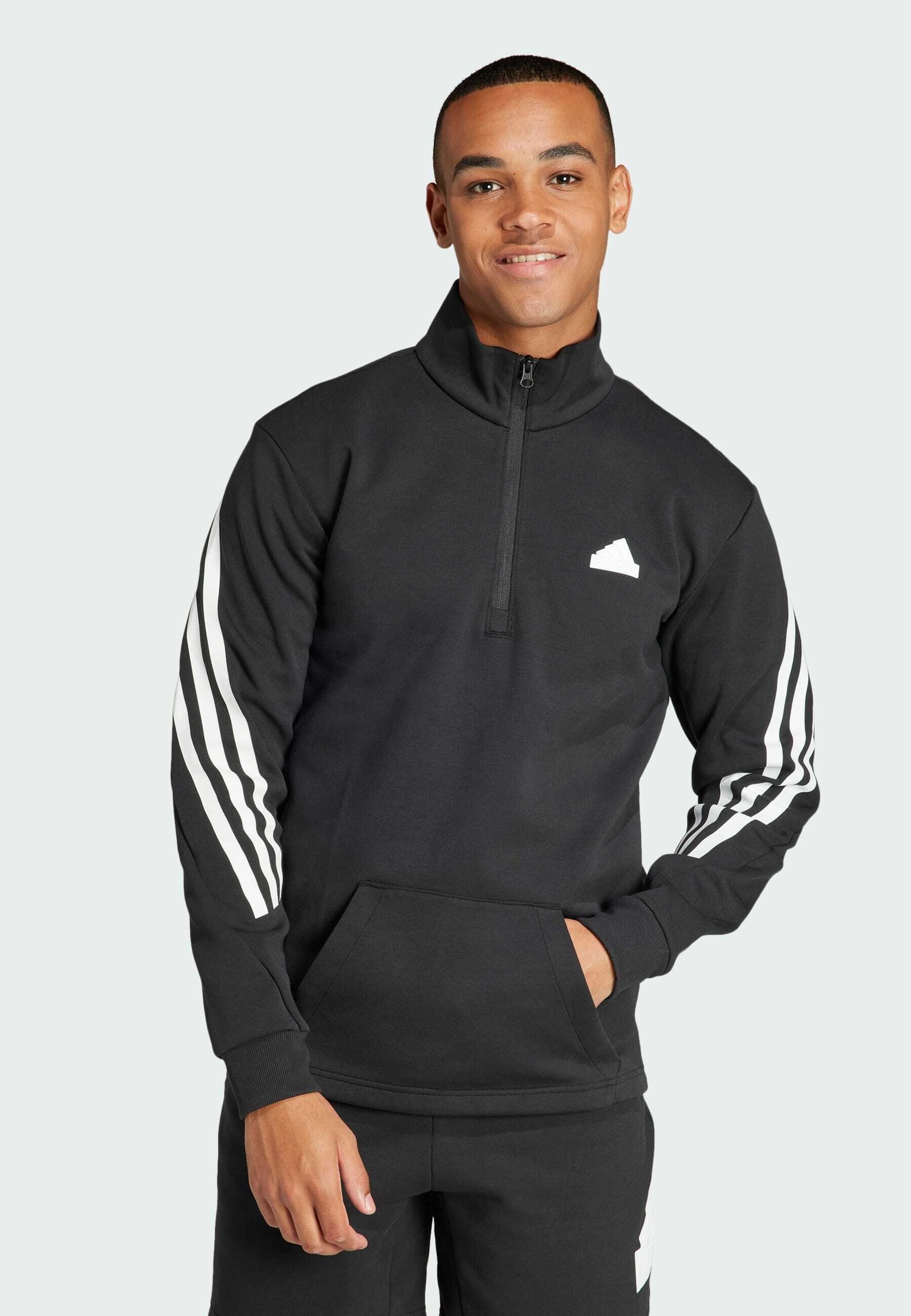 FUTURE ICONS 3-STRIPES HALF-ZIP- Sweatshirt