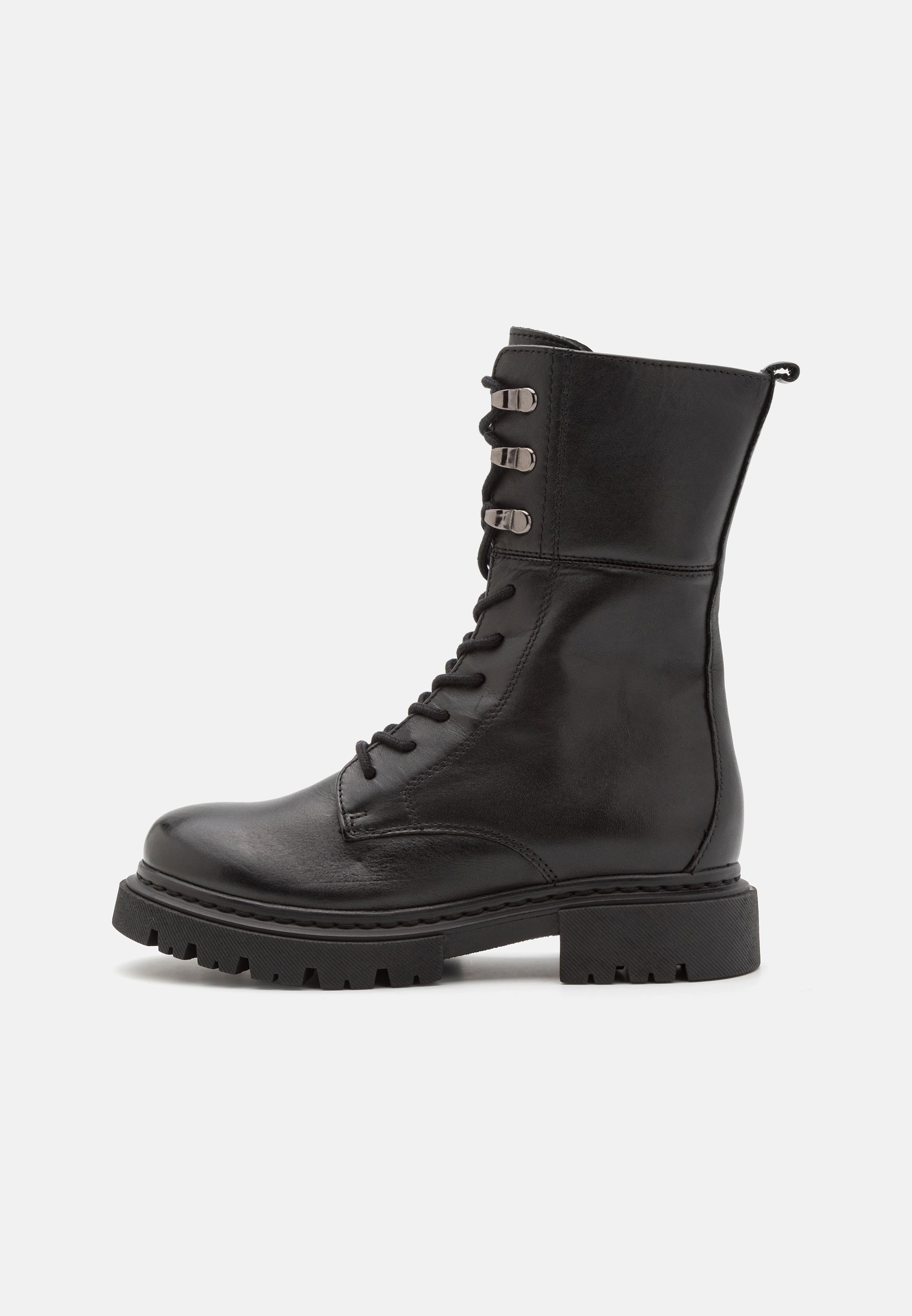 LEATHER - Lace-up ankle boots
