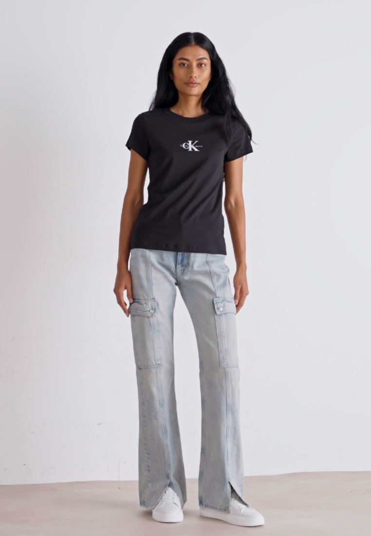 CLASSIC SLIM FIT CREW MONOLOGO - Basic T-shirt