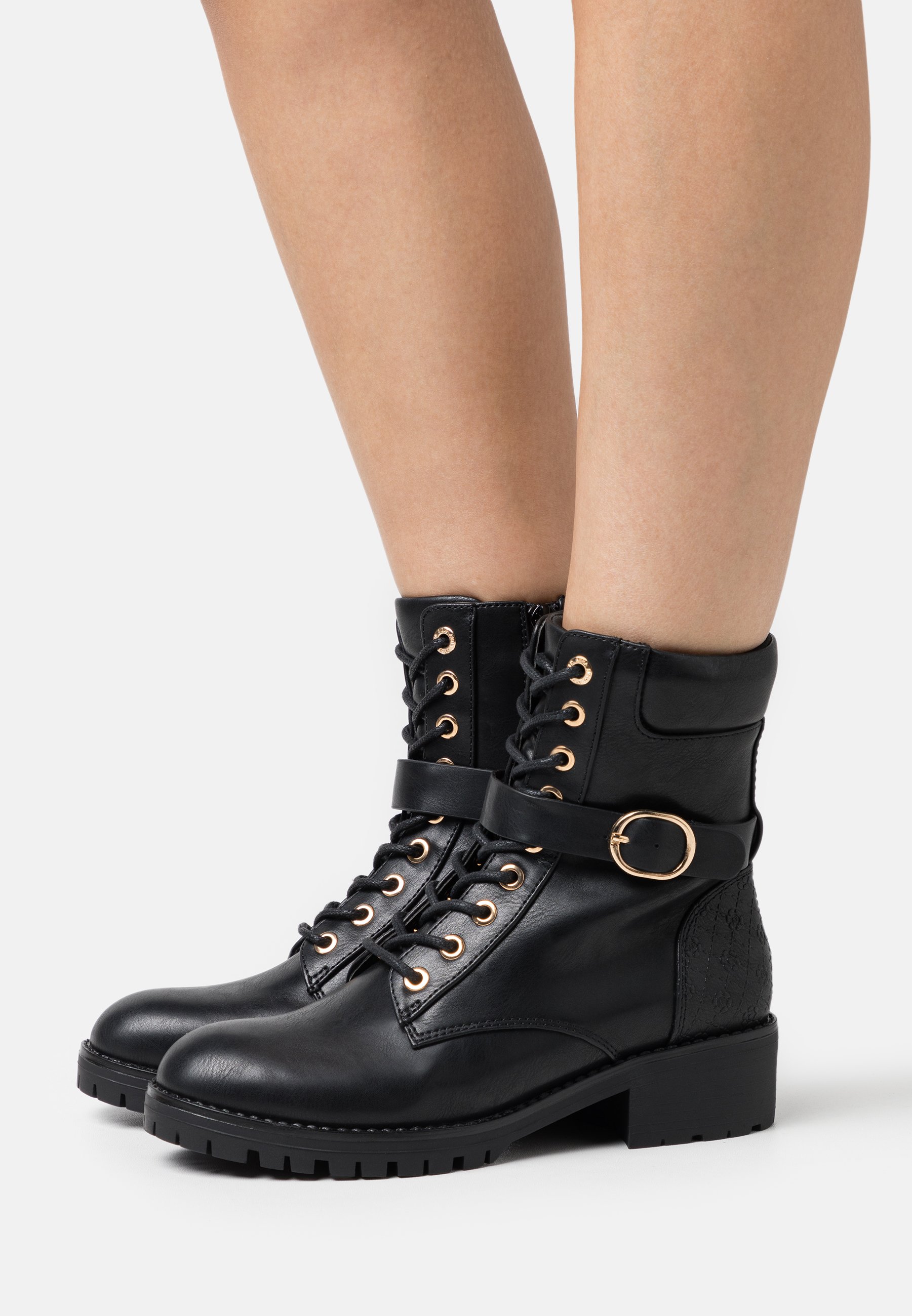 Lace-up ankle boots
