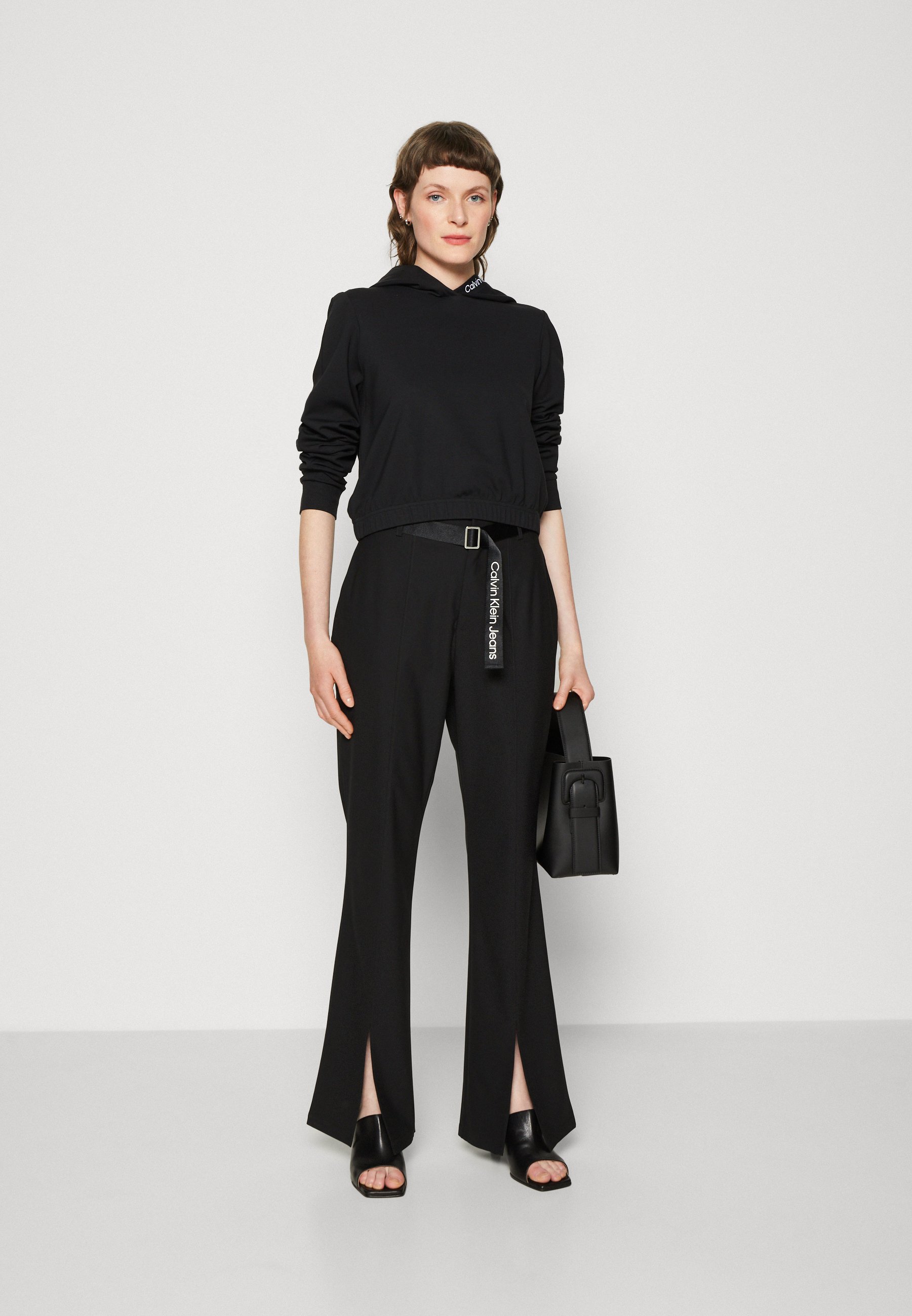 BUCKLE PANT - Trousers
