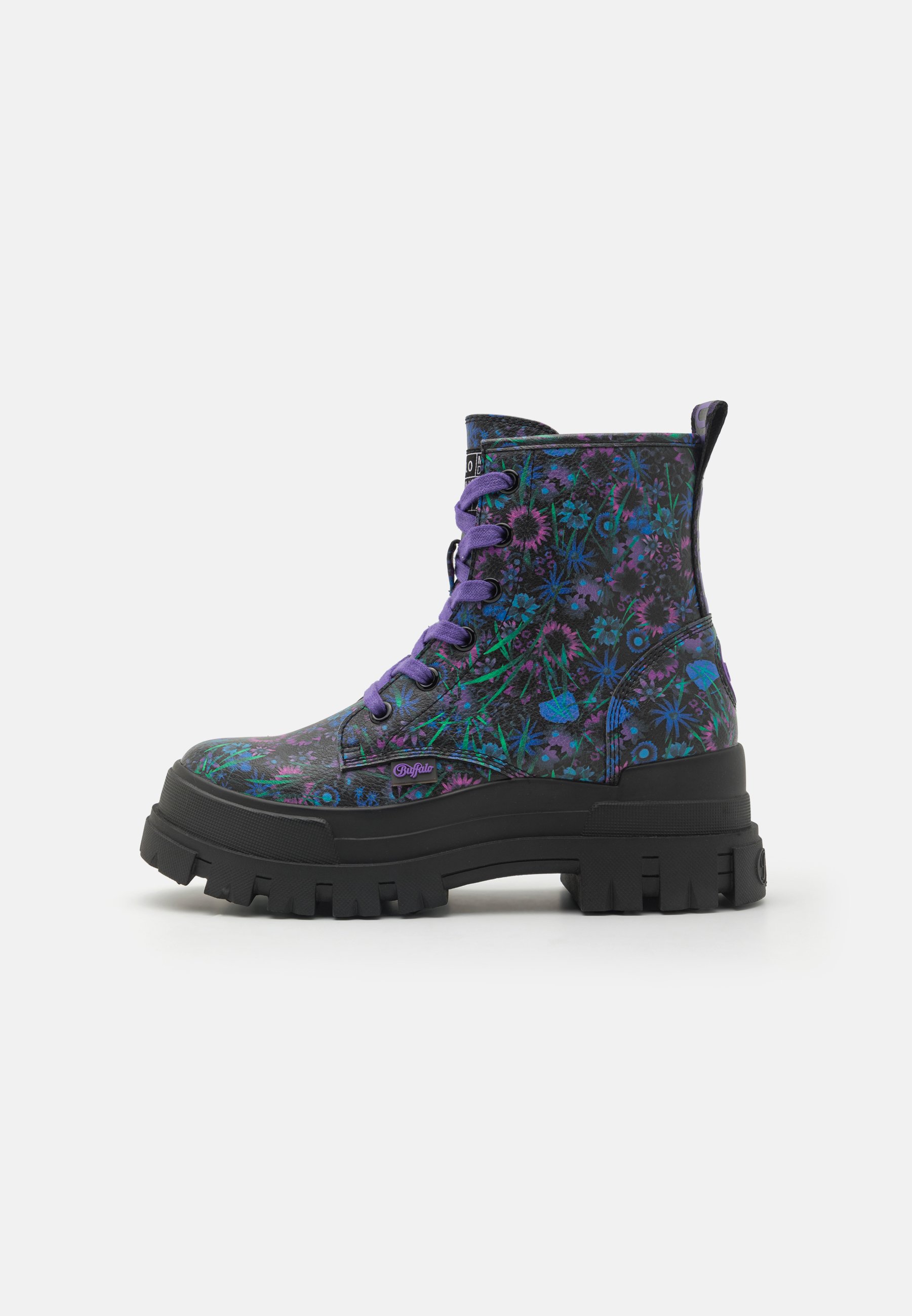 ASPHA LACE UP HI - Platform ankle boots