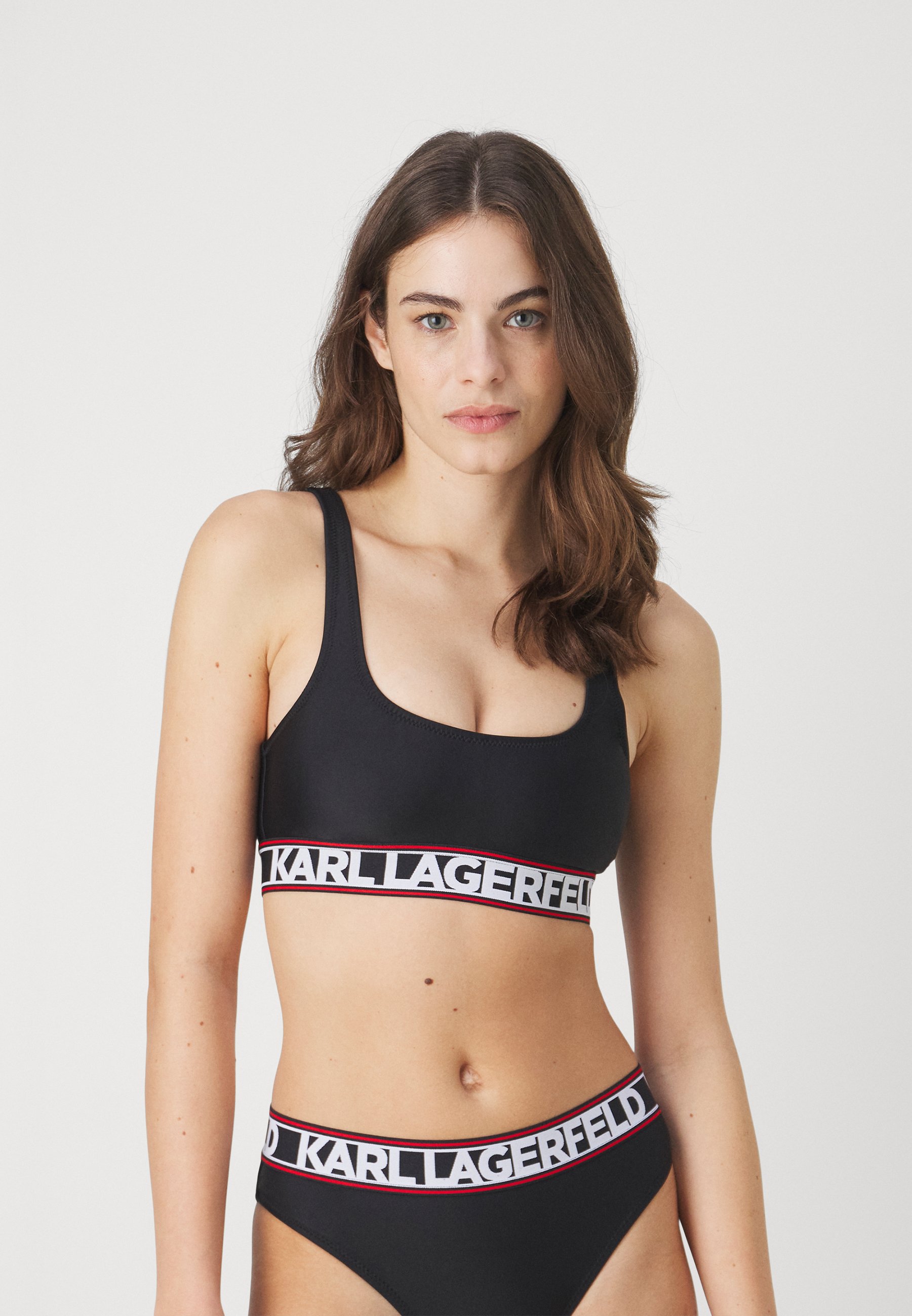 ELONGATED LOGO - Bikini top