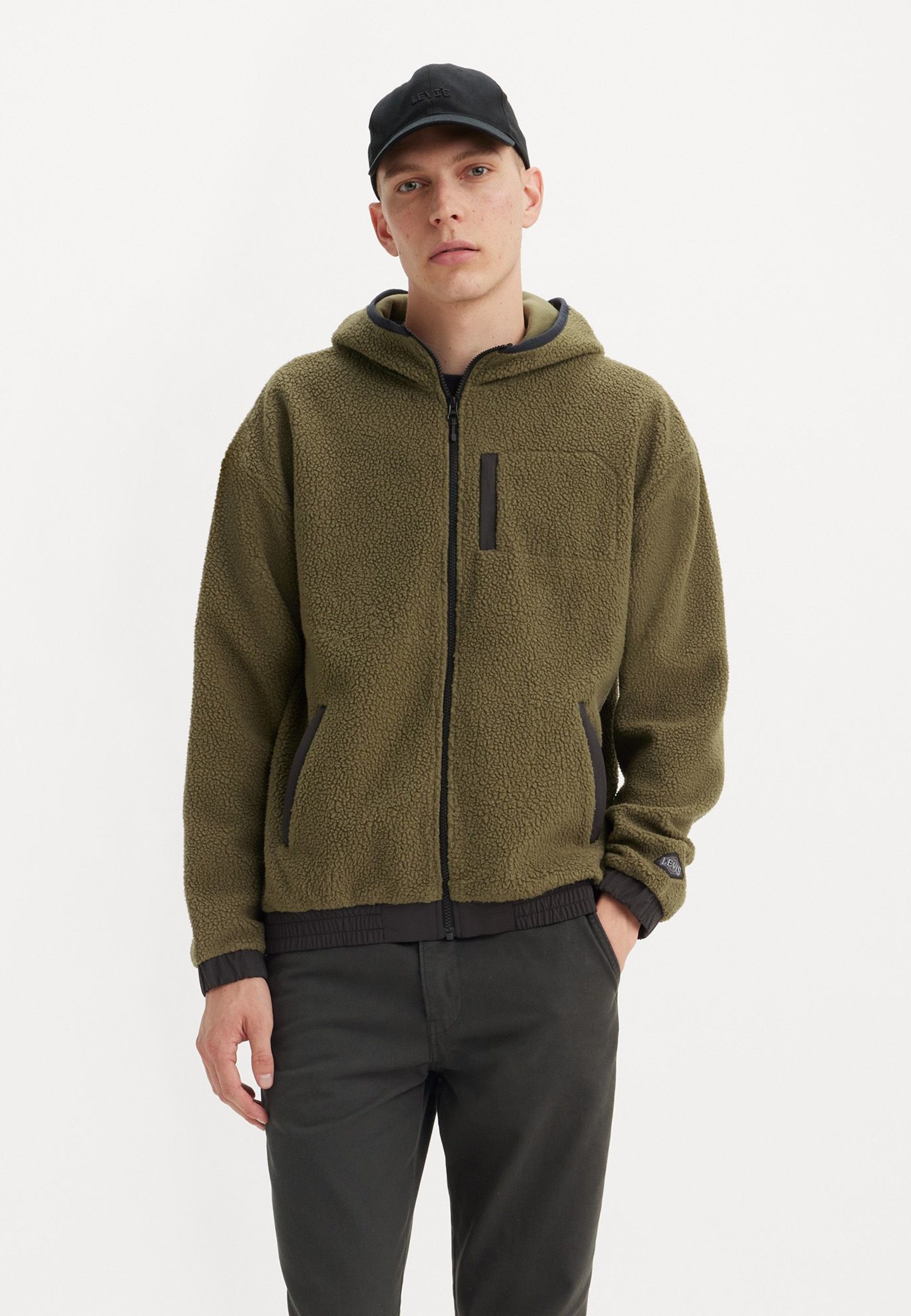 POP HOODED SHERPA - Fleece jacket