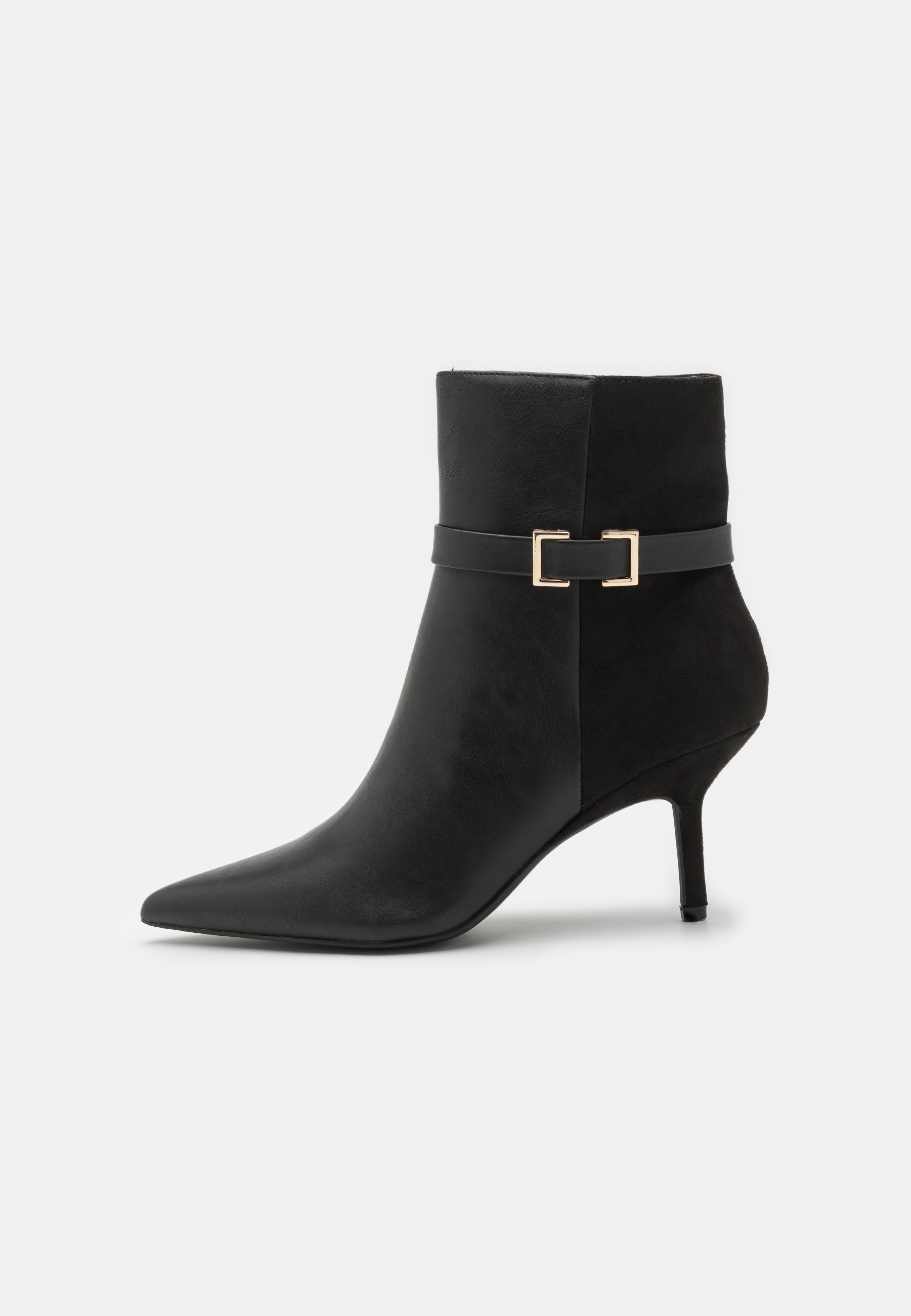 High heeled ankle boots