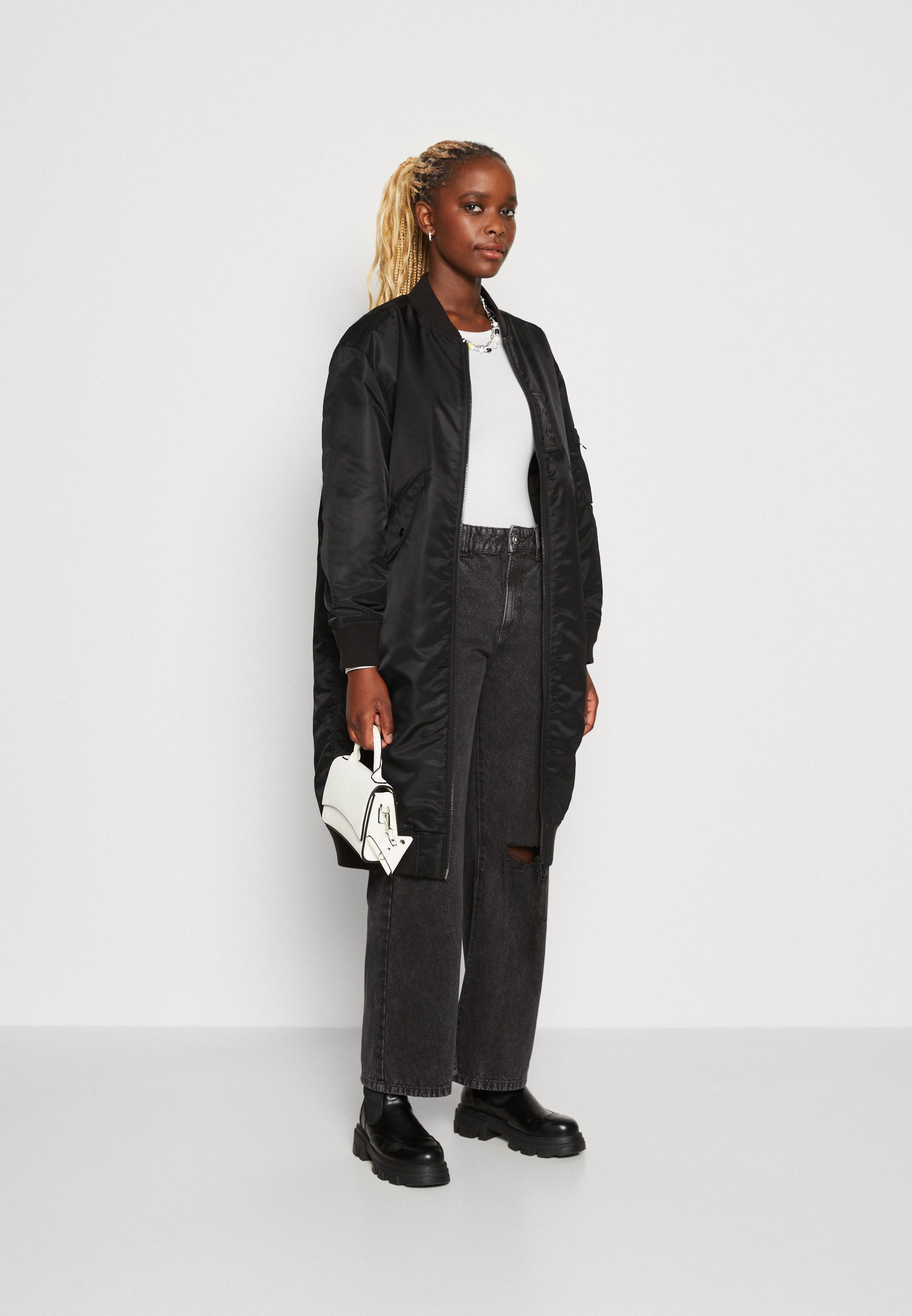 LONG BOMBER WMN - Short coat