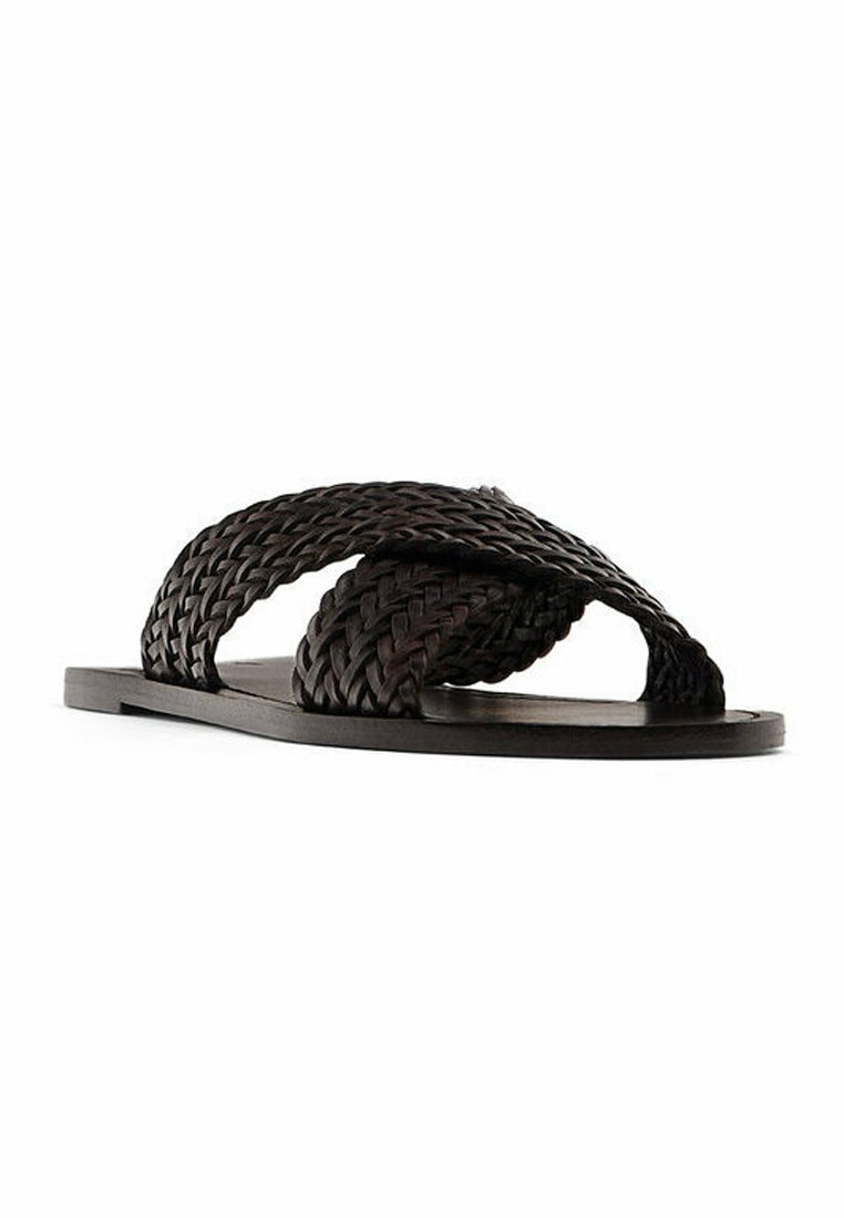 CROSSOVER VAMP PLAITED- Mules