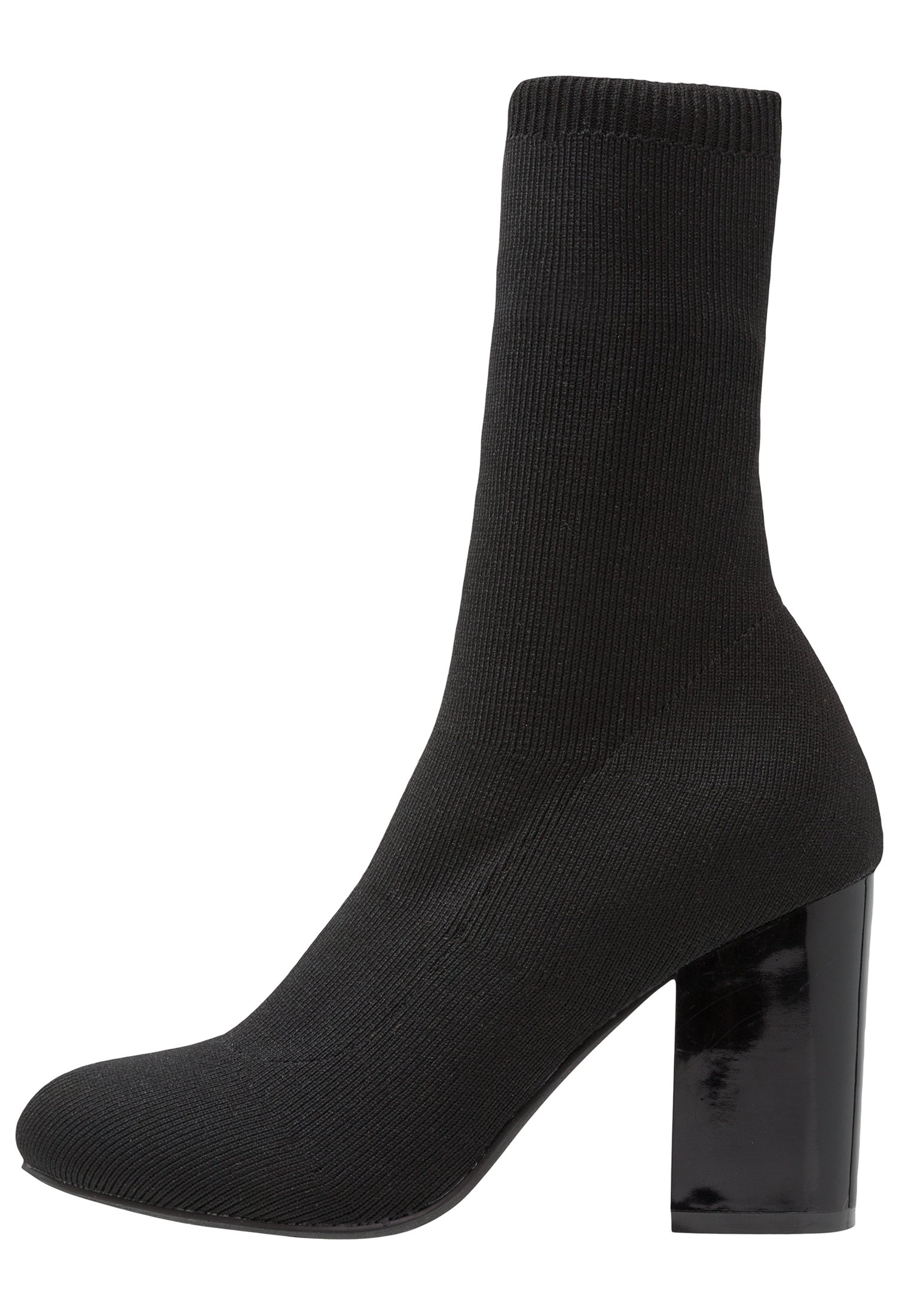 High heeled ankle boots