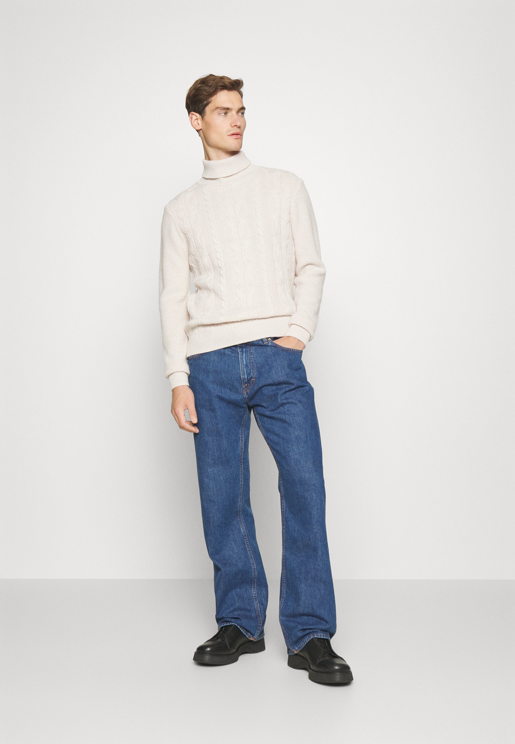 CABLE ROLL NECK - Jumper