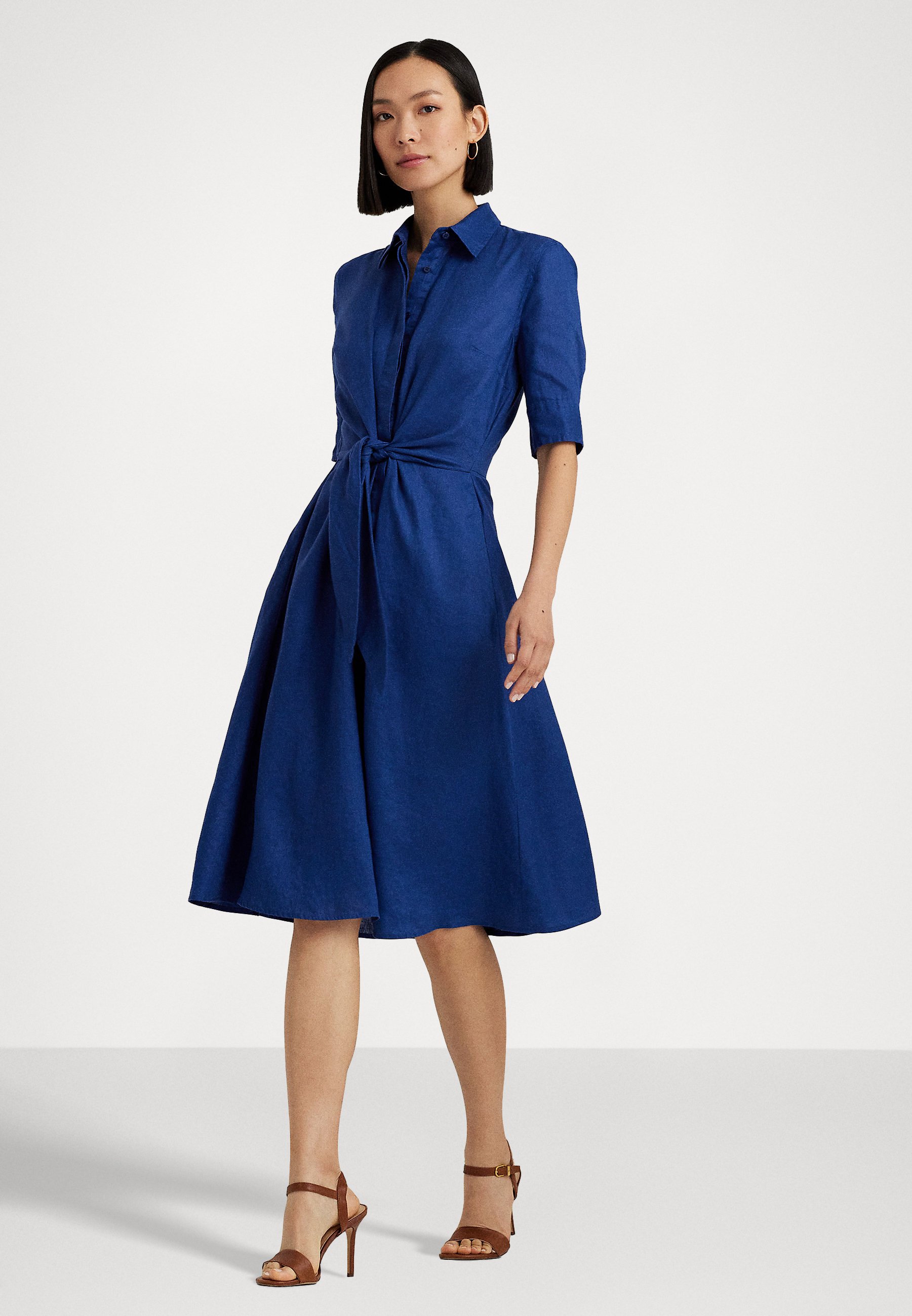 WAKANA ELBOW SLEEVE DAY DRESS - Shirt dress