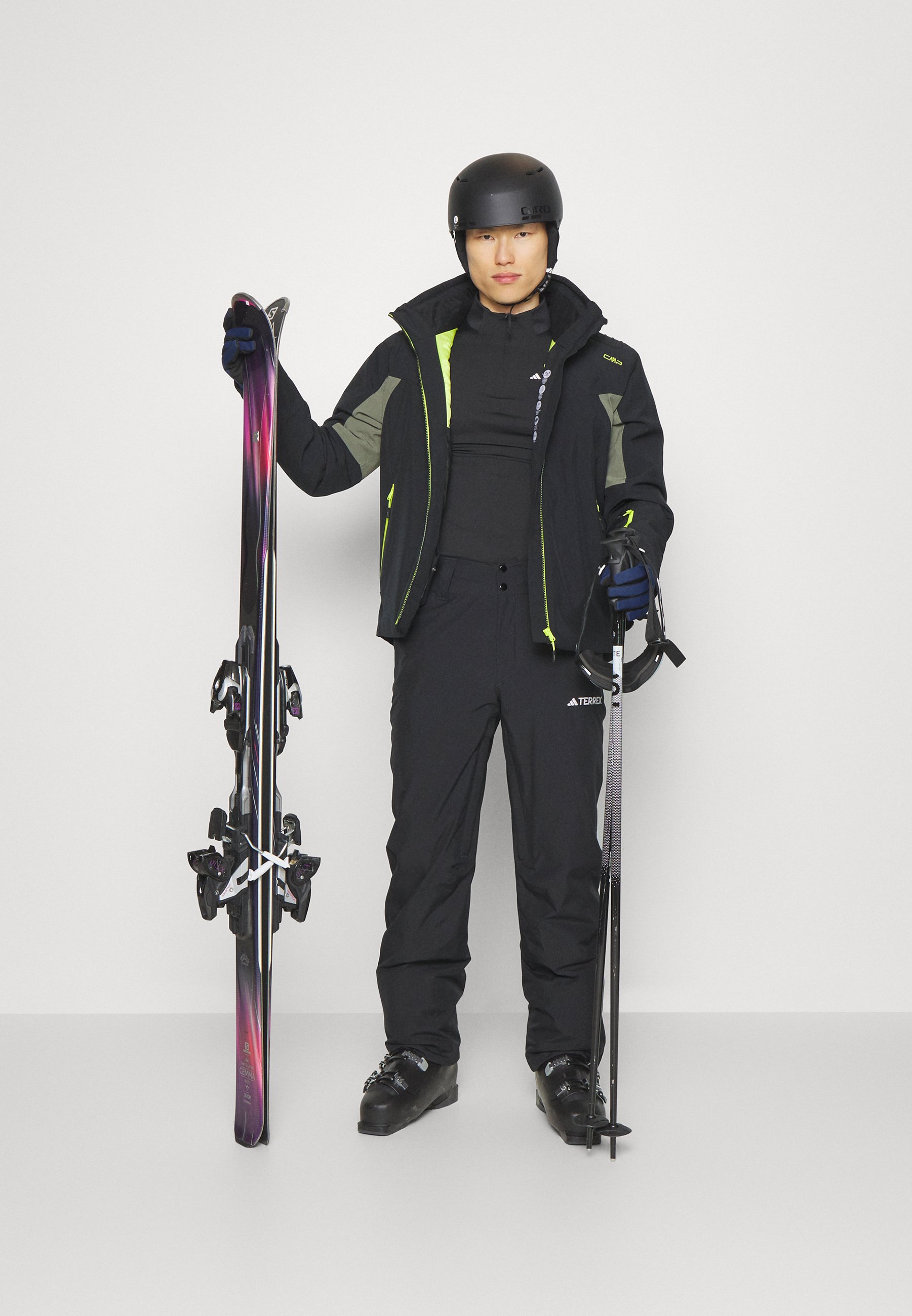 MAN JACKET ZIP HOOD - Ski jacket