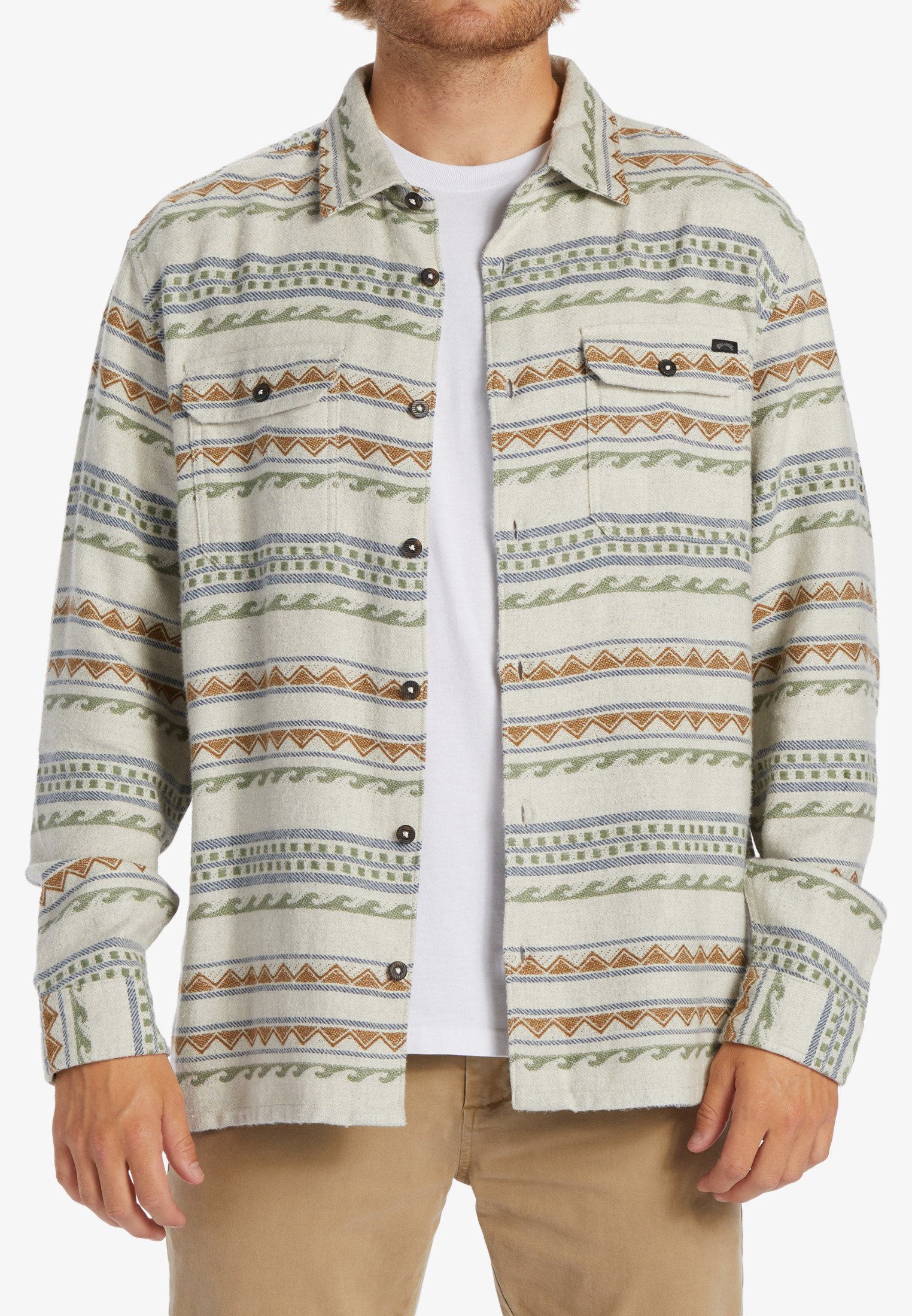 OFFSHORE JACQUARD MANCHES LONGUES PO - Shirt