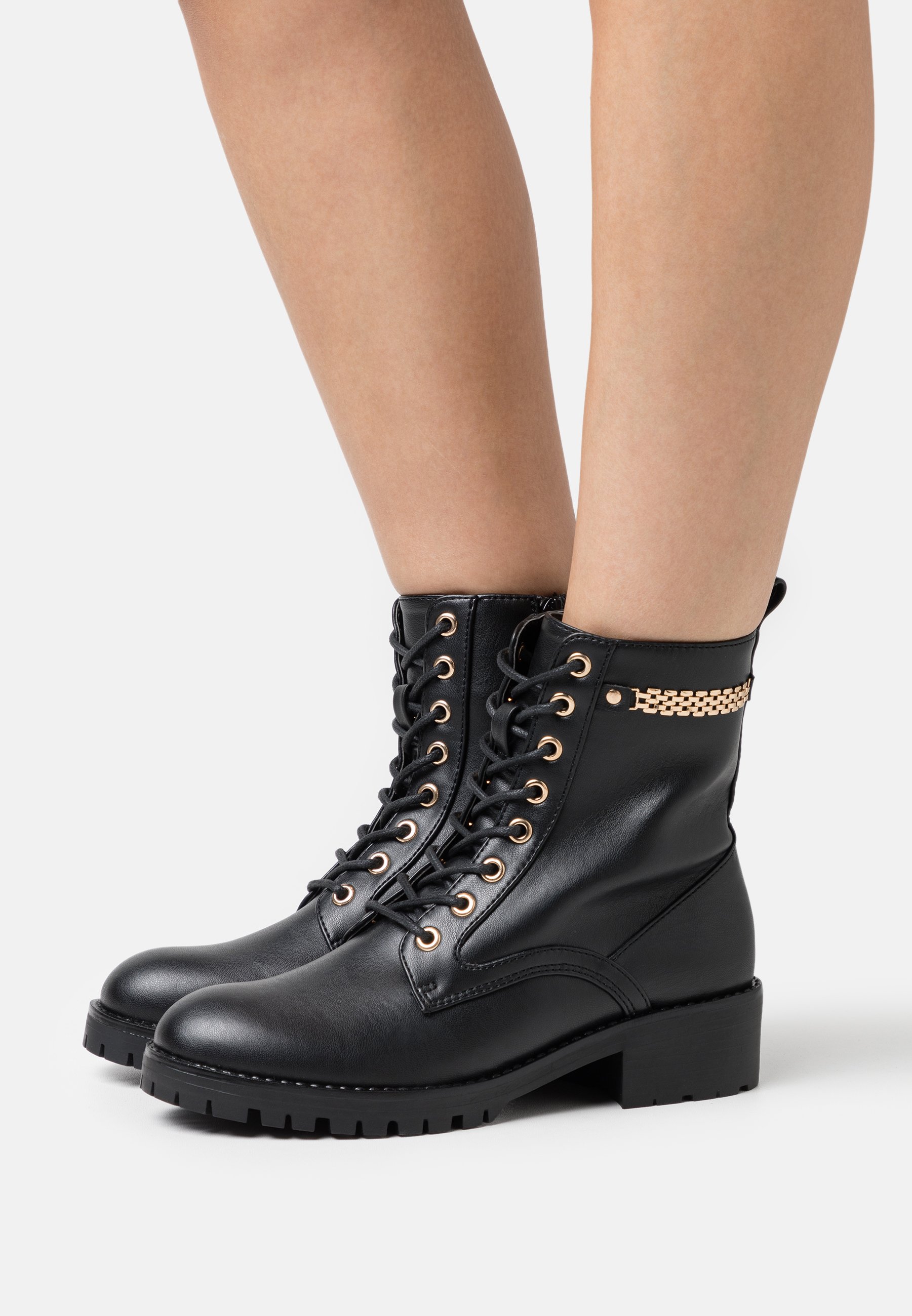 Lace-up ankle boots