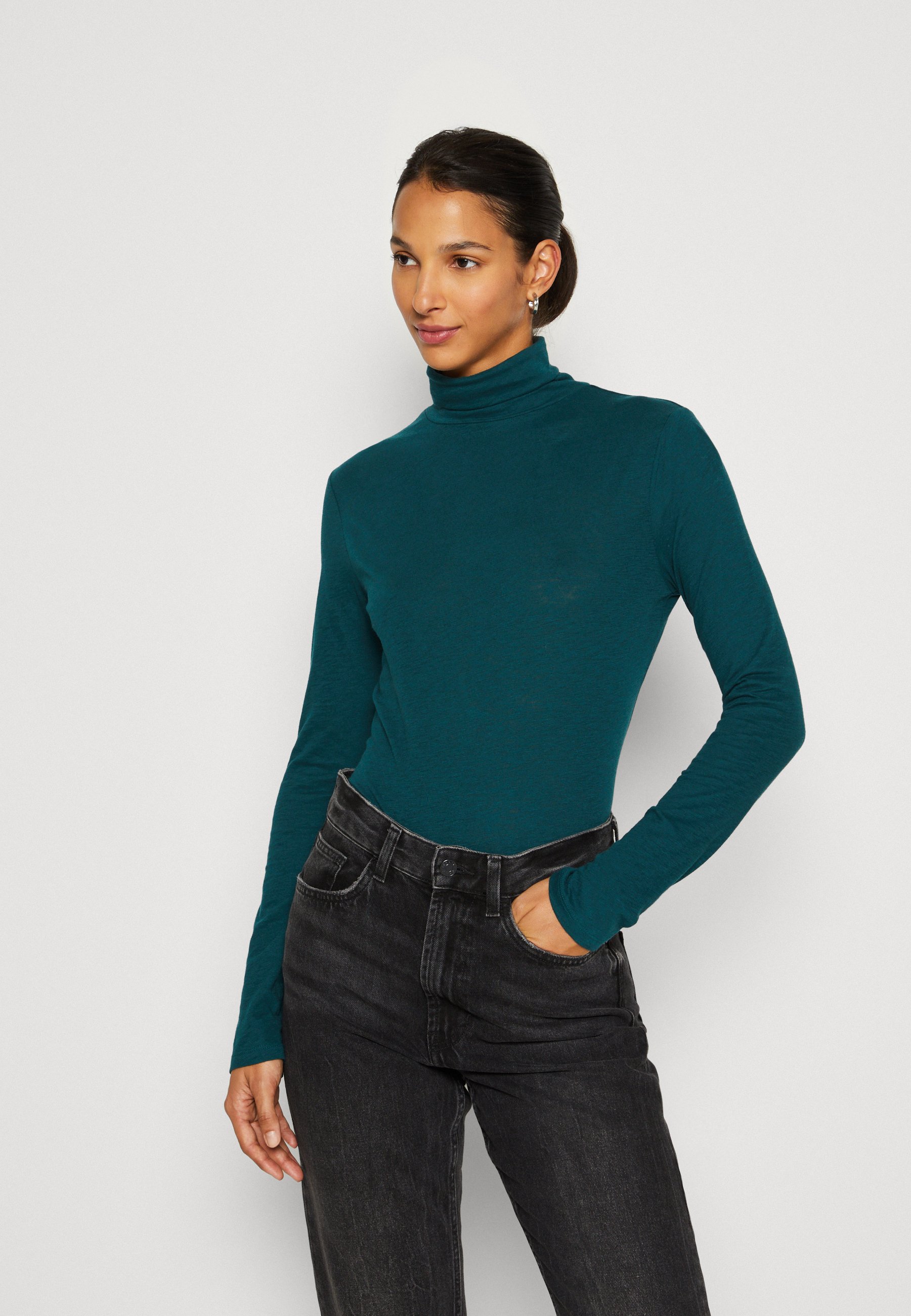 LONG SLEEVE TURTLE NECK CIRCULARITY - Long sleeved top
