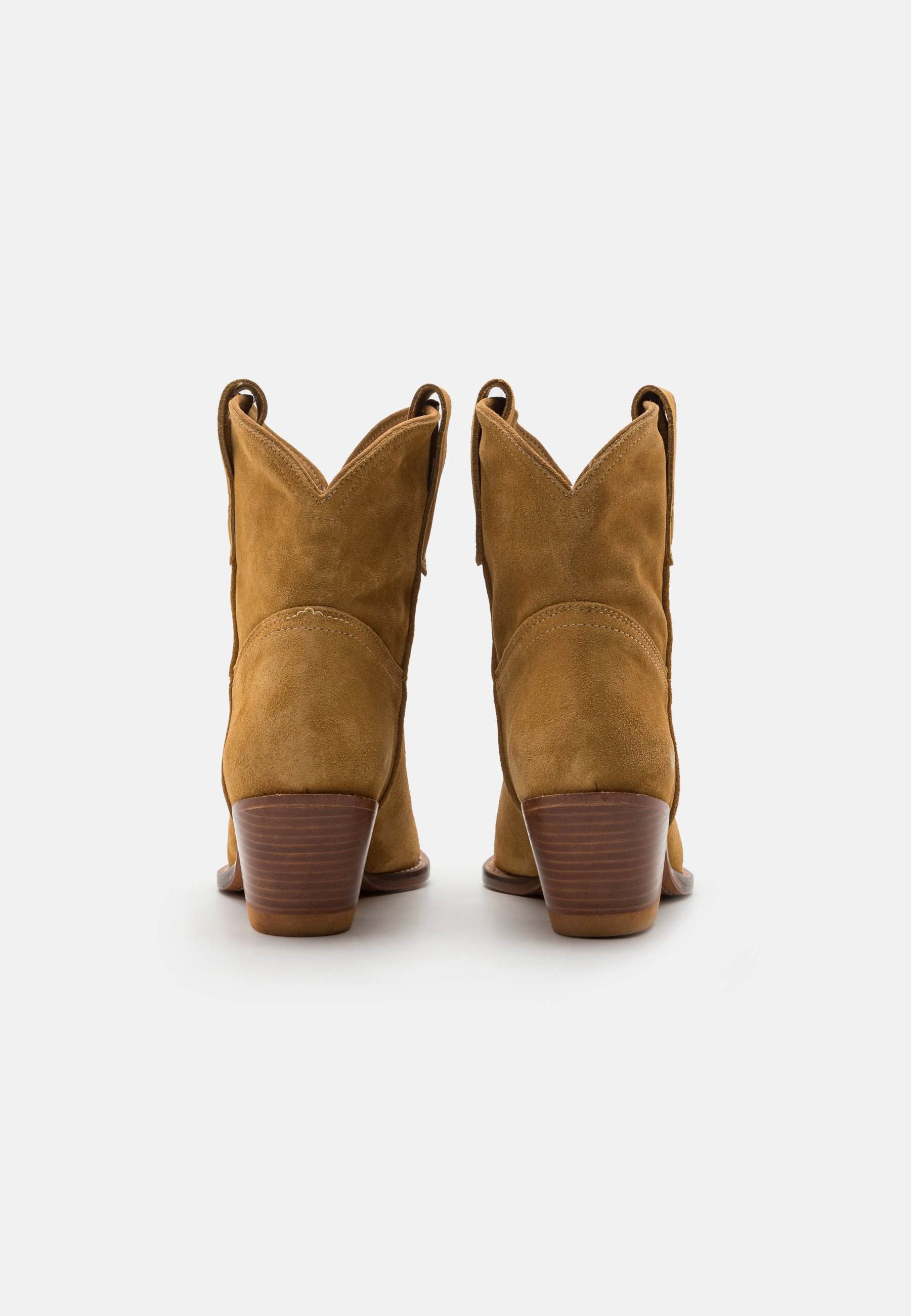 Cowboy/biker ankle boot