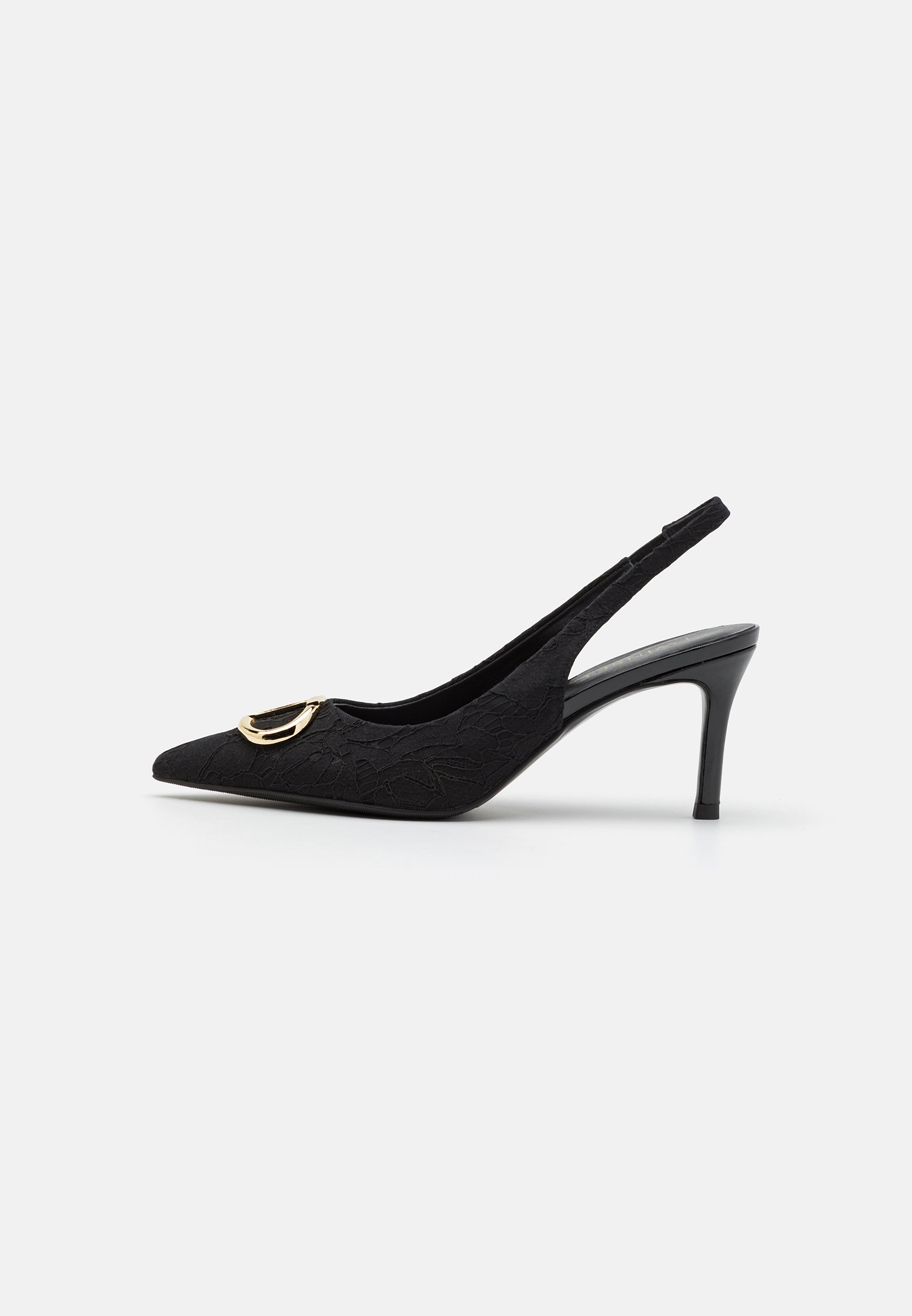 SCARPA SLINGBACK CON TACCO IN PIZZO - Classic heels