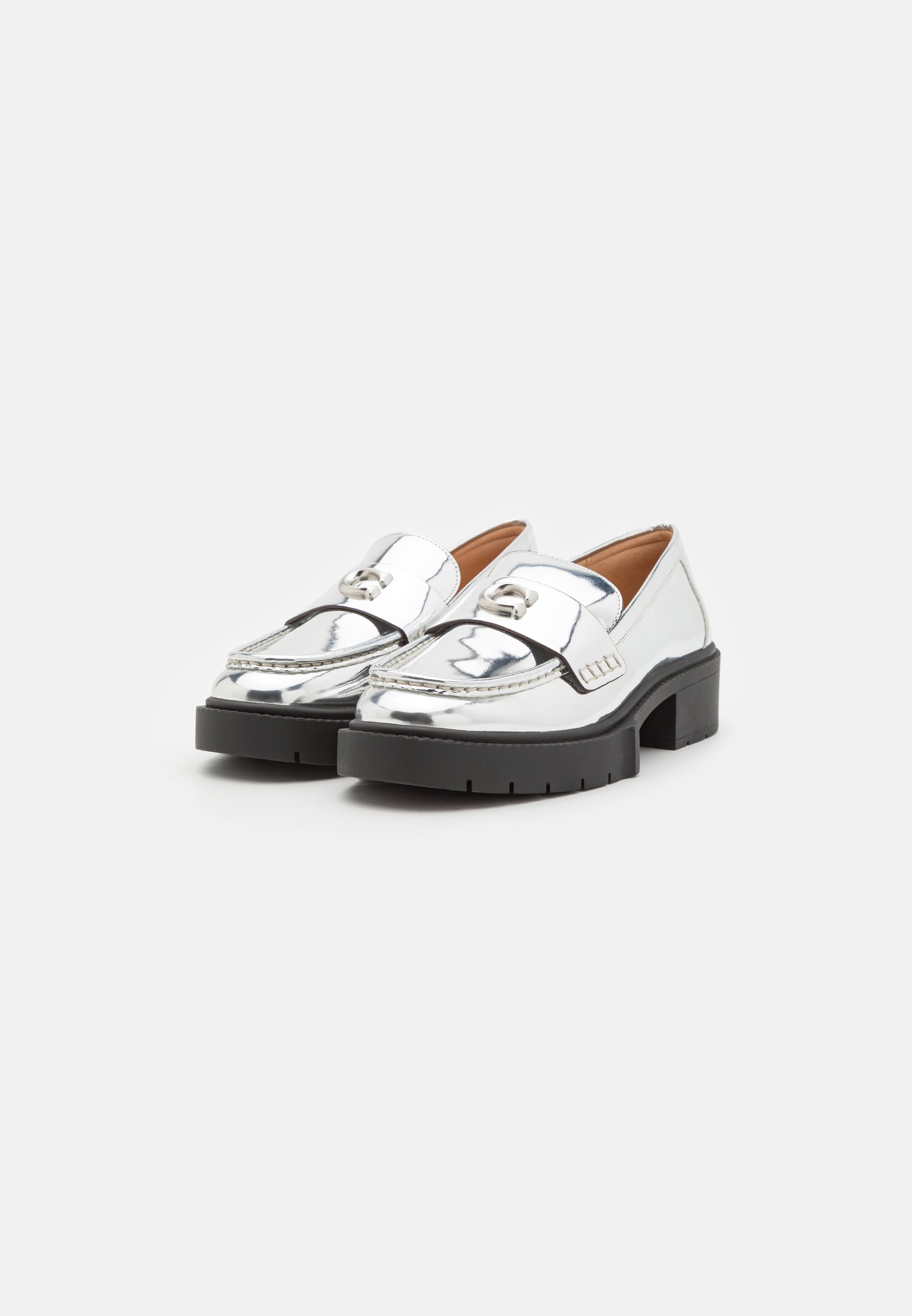 LEAH METALLIC LOAFER - Slip-ons