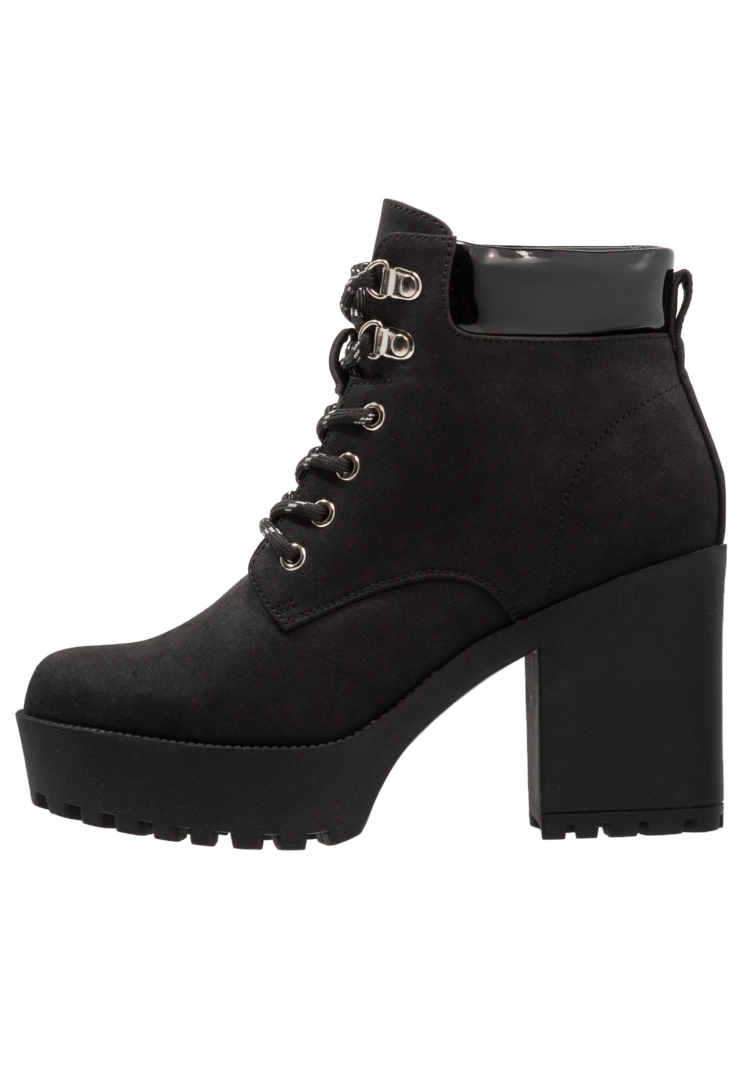 High heeled ankle boots