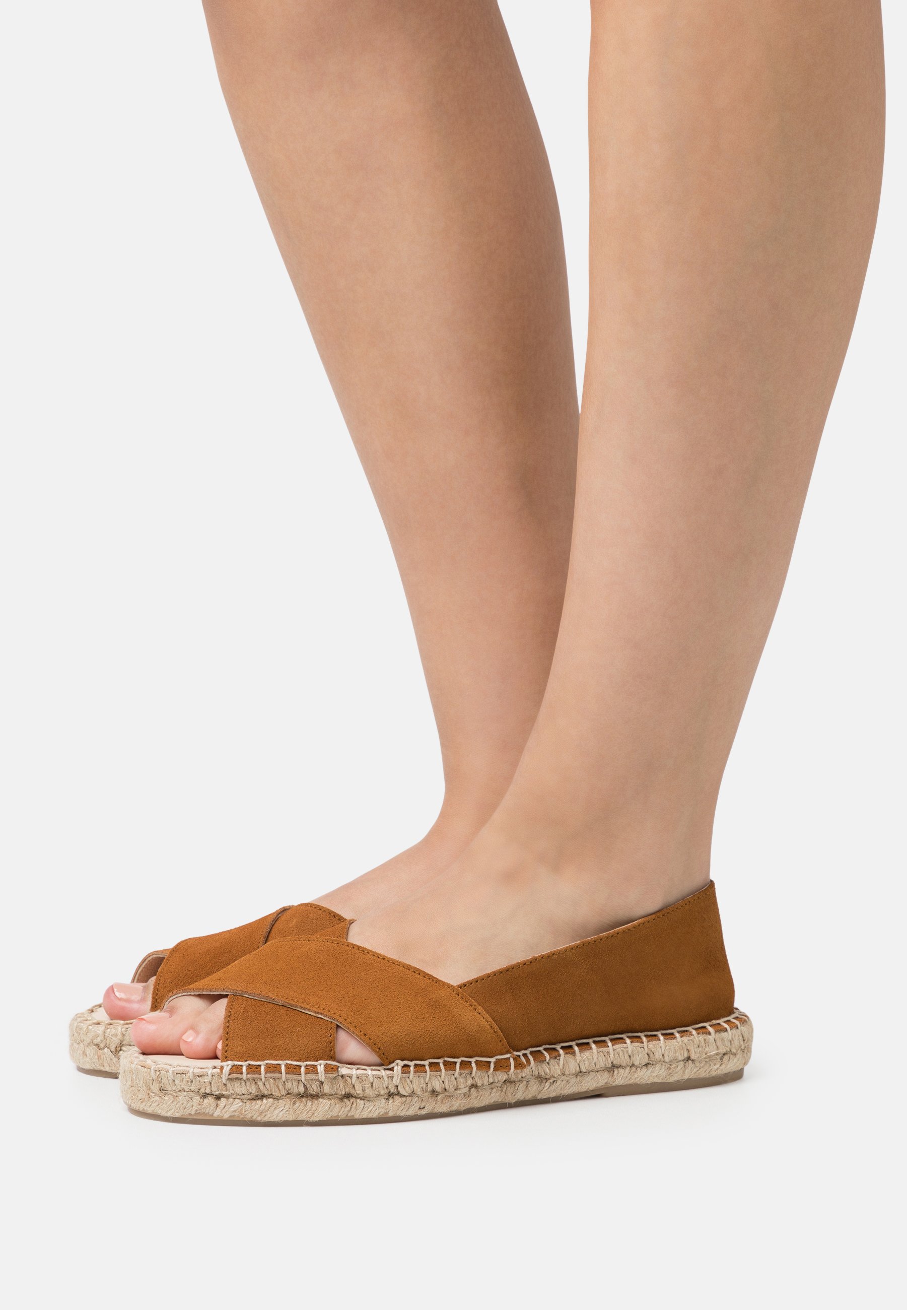 LEATHER - Peeptoe ballet pumps