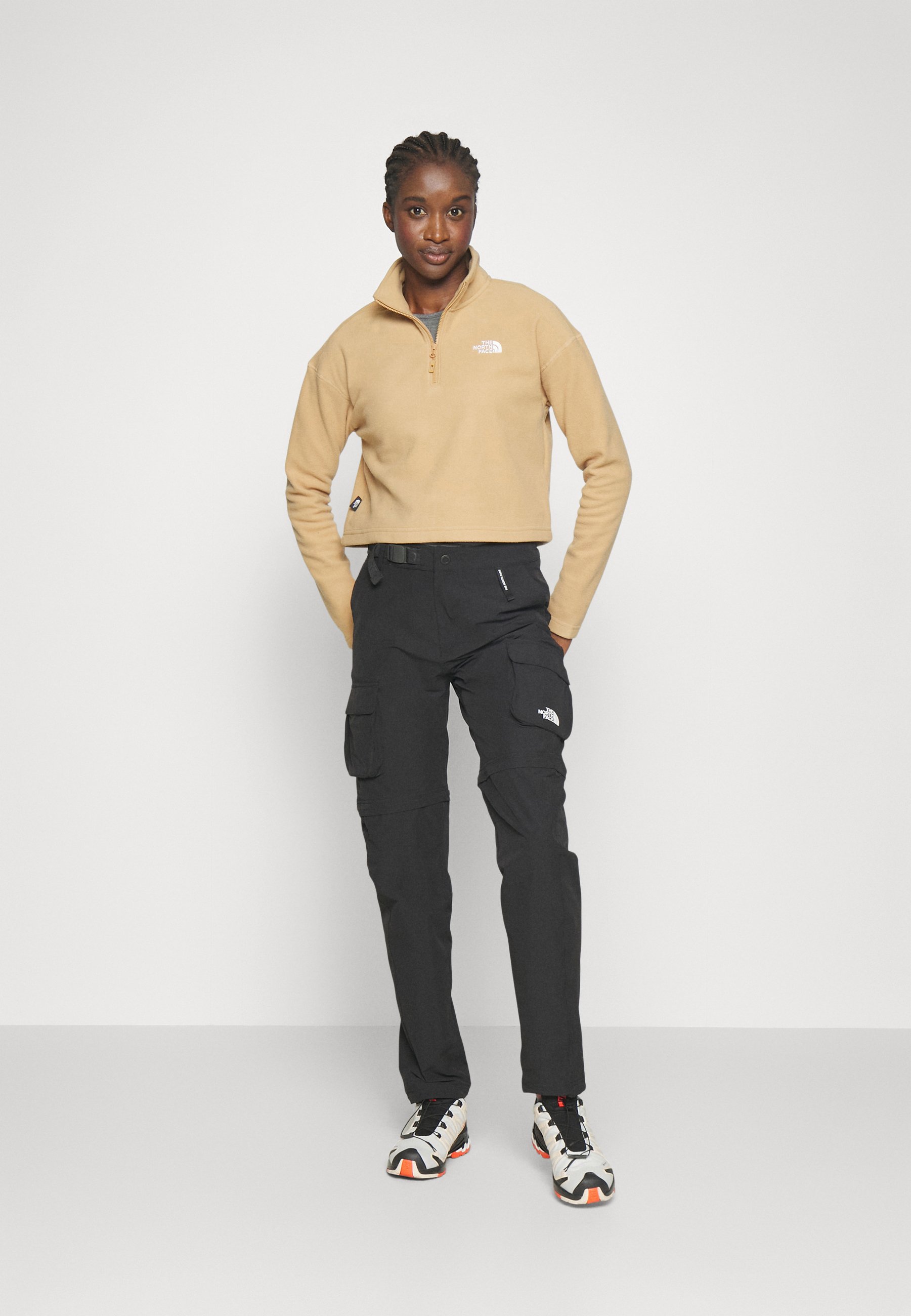 GLACIER CROPPED ¼ ZIP - Fleece jumper