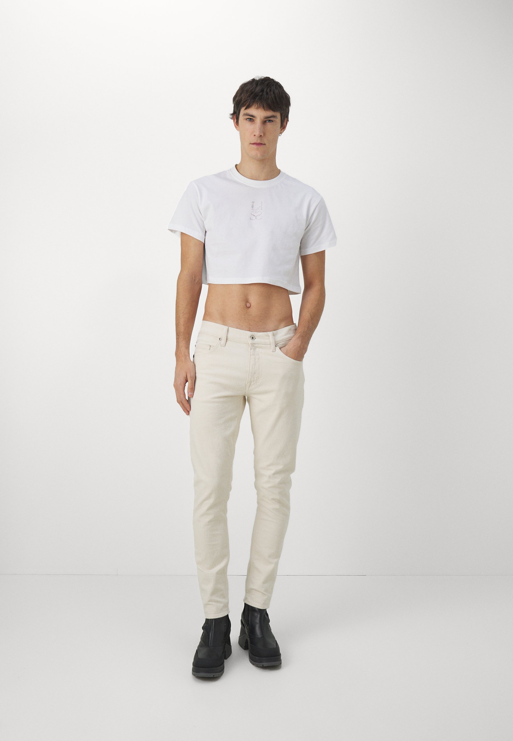 LOGO CROP UNISEX - Print T-shirt