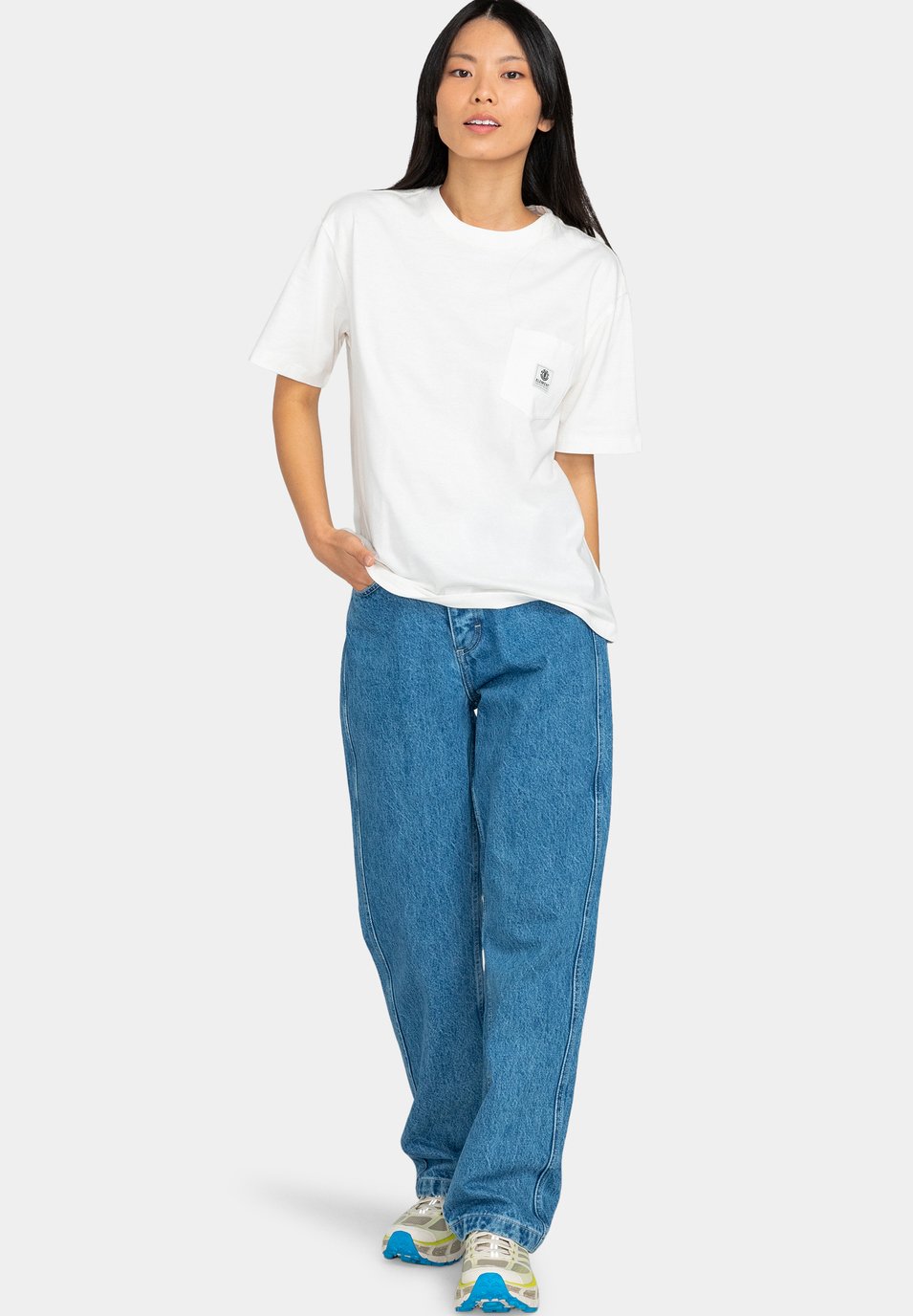 Straight leg jeans