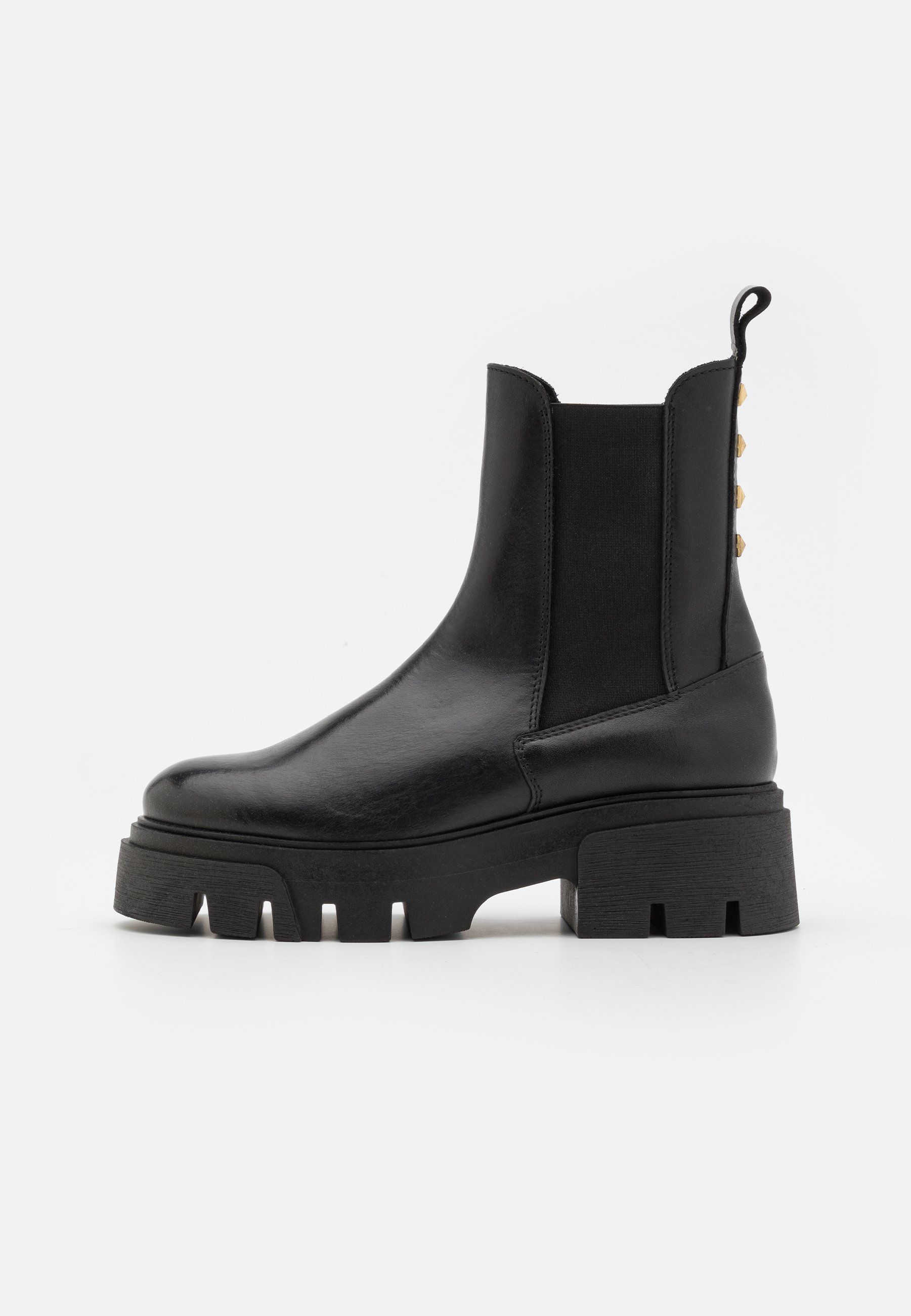 LEATHER - Platform ankle boots