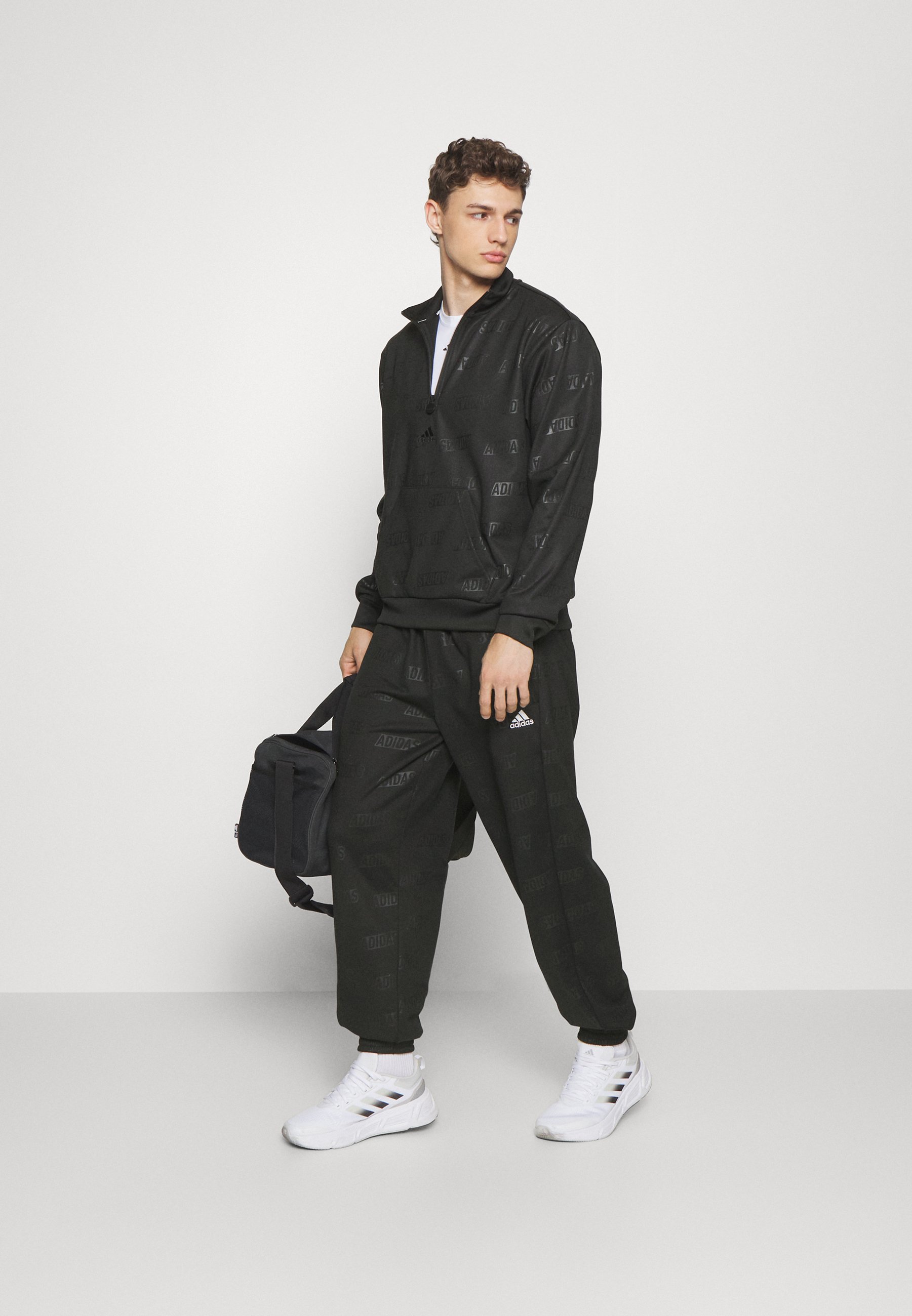 EMBOSSED QUARTER-ZIP - Sweatshirt