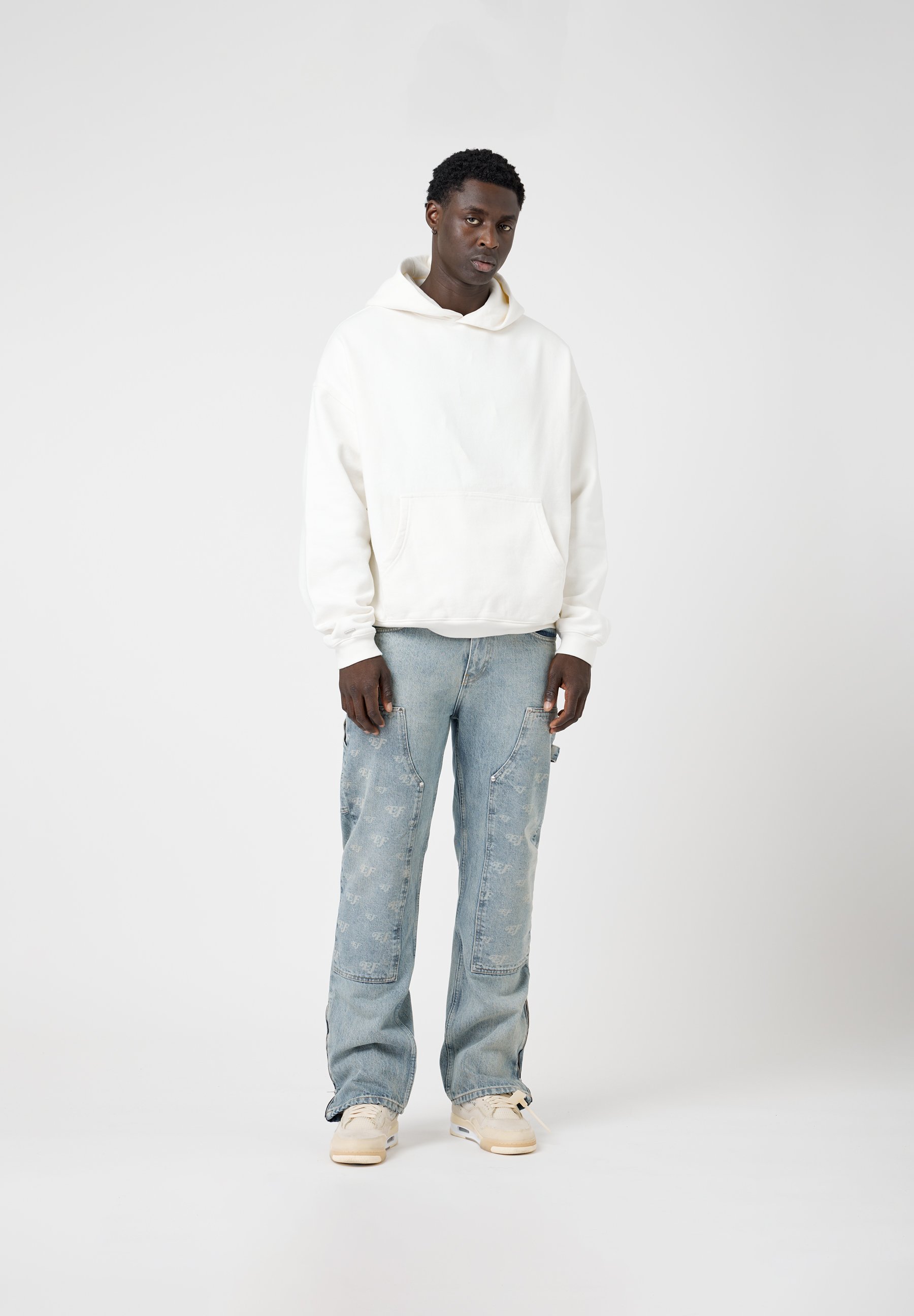 LASERED CARPENTER JEANS - Relaxed fit jeans