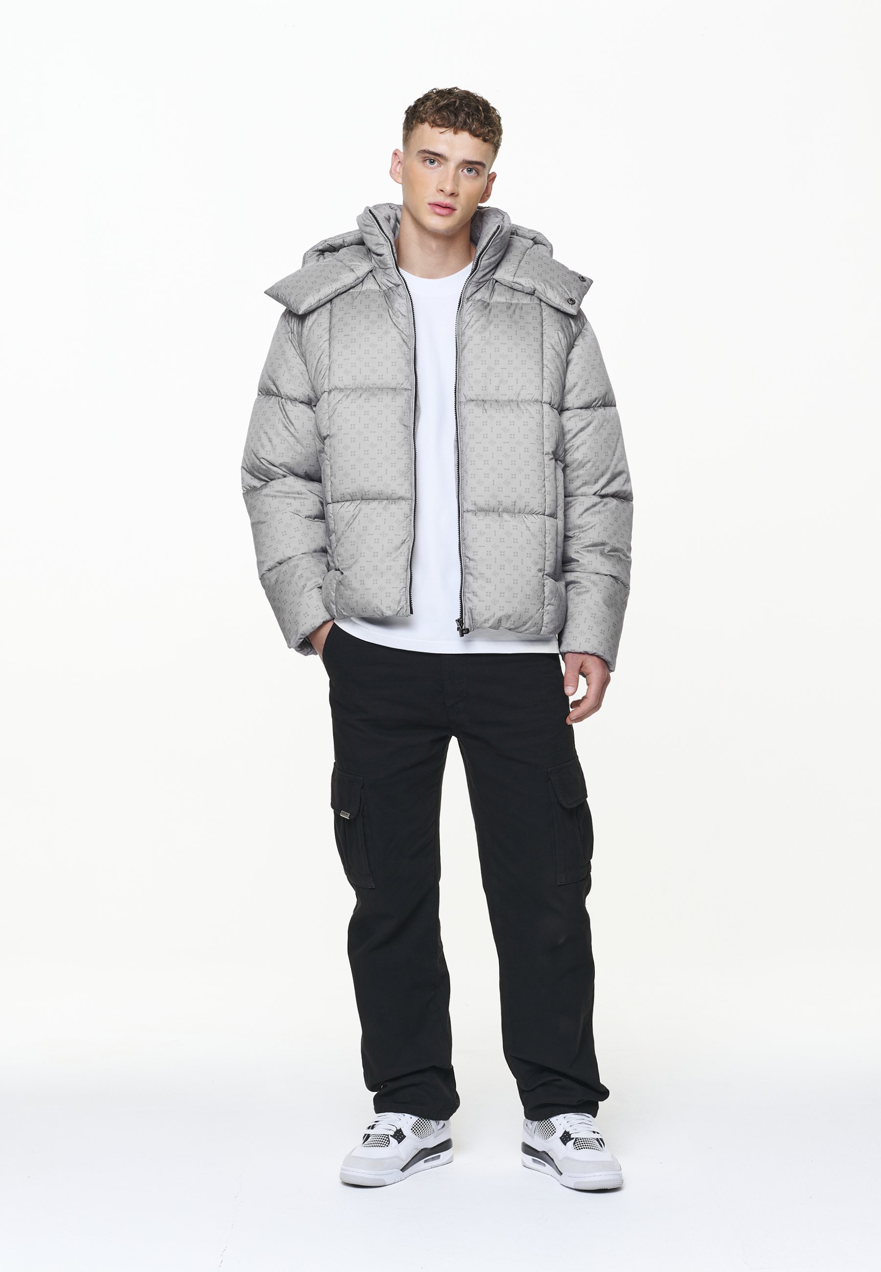 GALLAN MONOGRAM PUFFER JACKET - Winter jacket