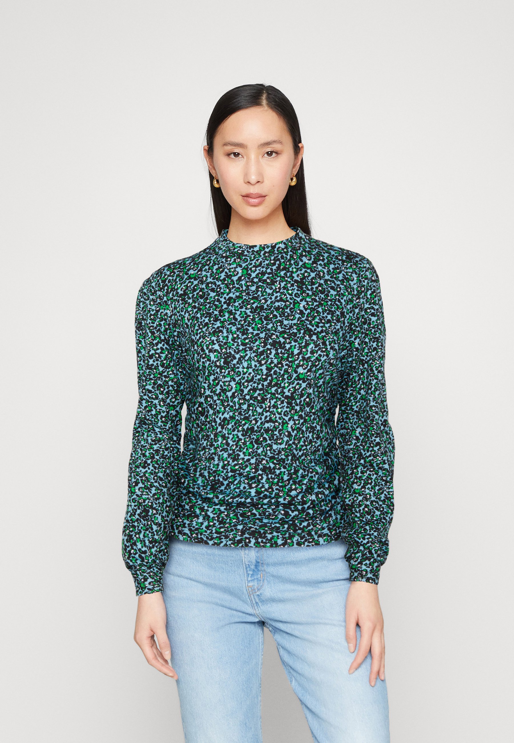 LONGSLEEVE SIDESEAM GATHERING - Long sleeved top