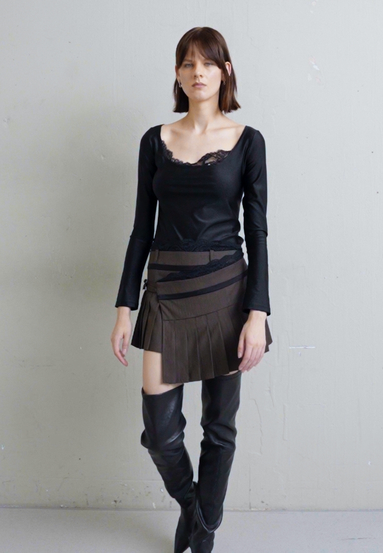 TAILORED ASYMMETRICAL SKIRT - Wrap skirt