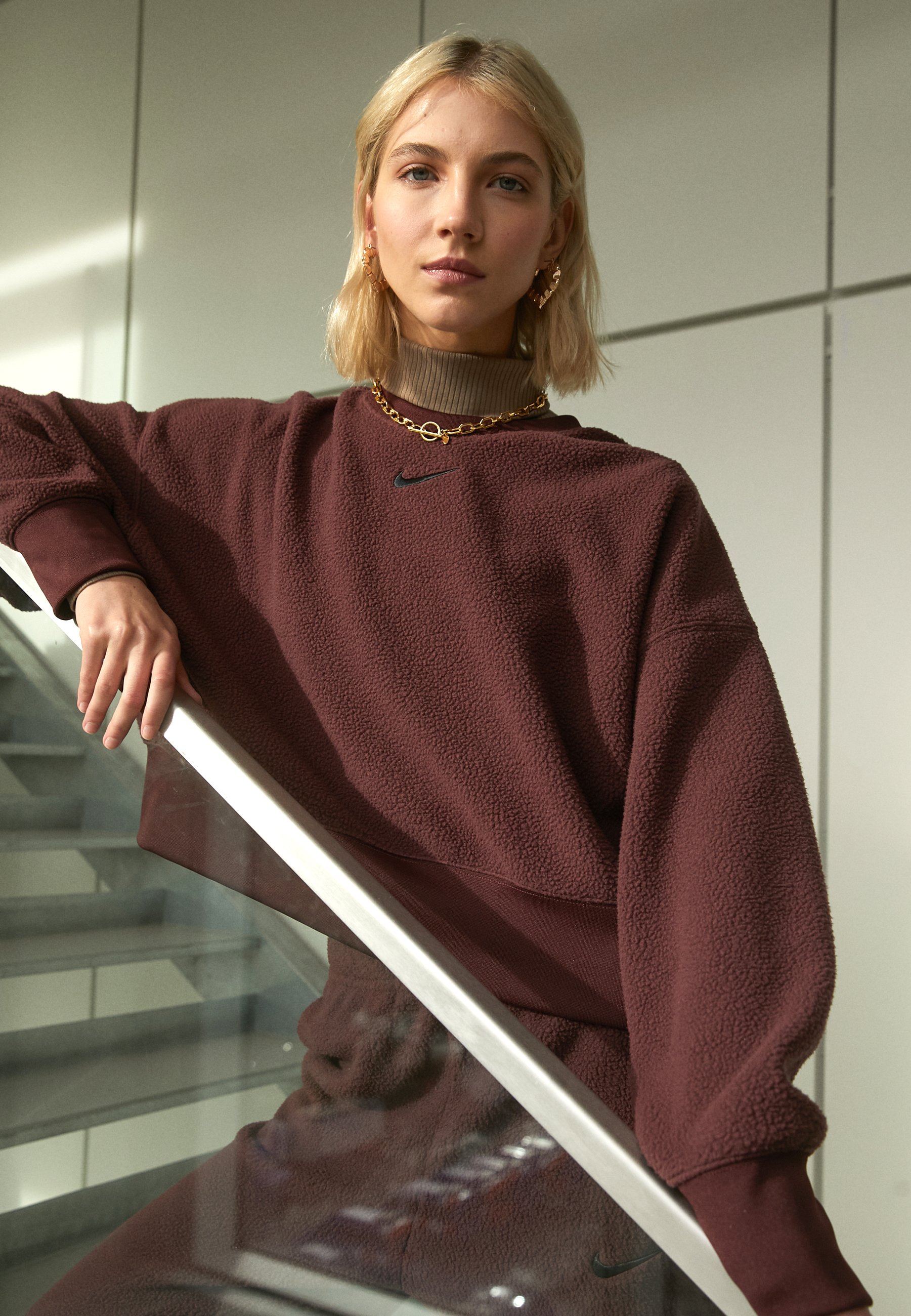 CROP CREW - Fleece jumper