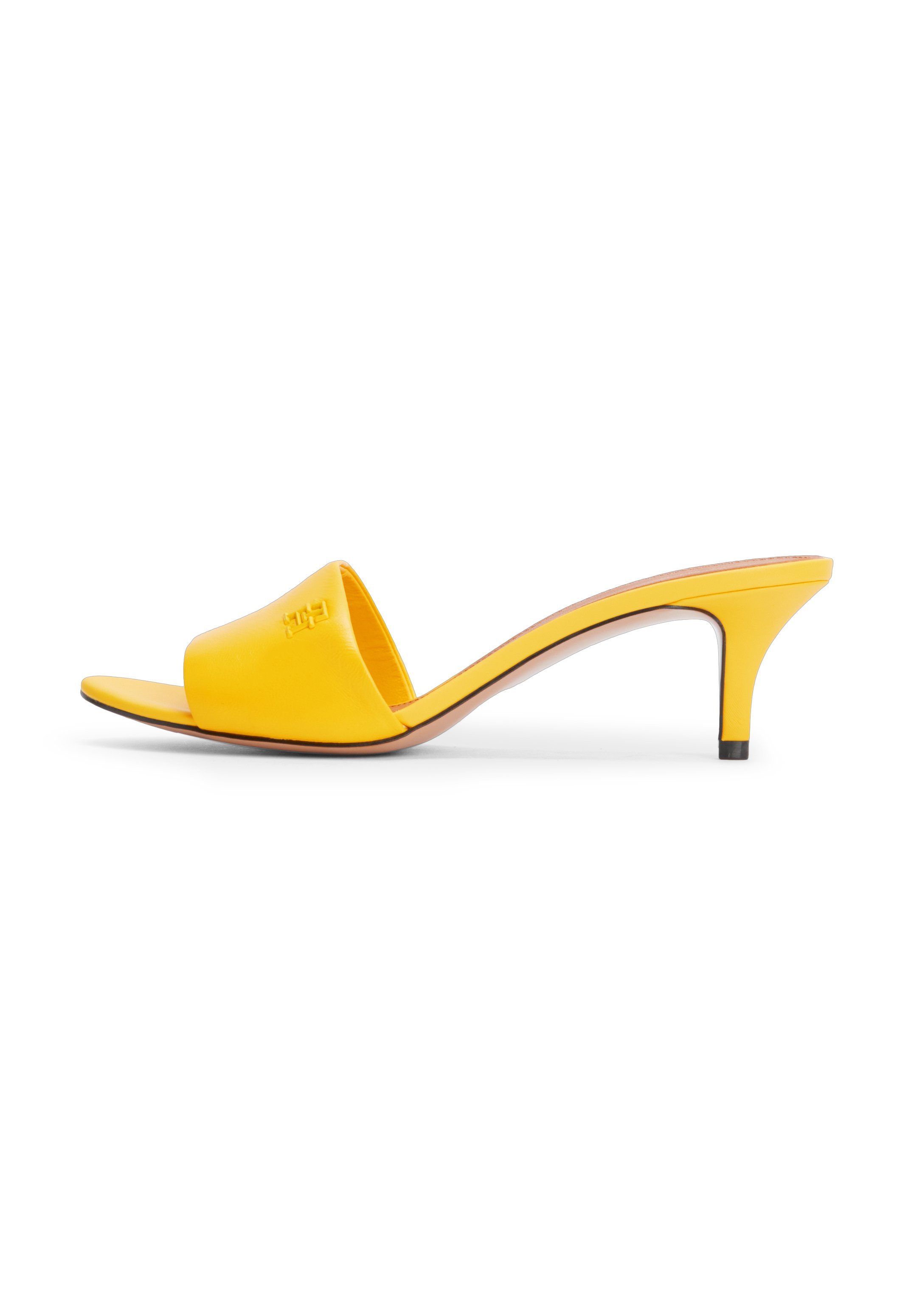 ELEVATED MID- Heeled mules