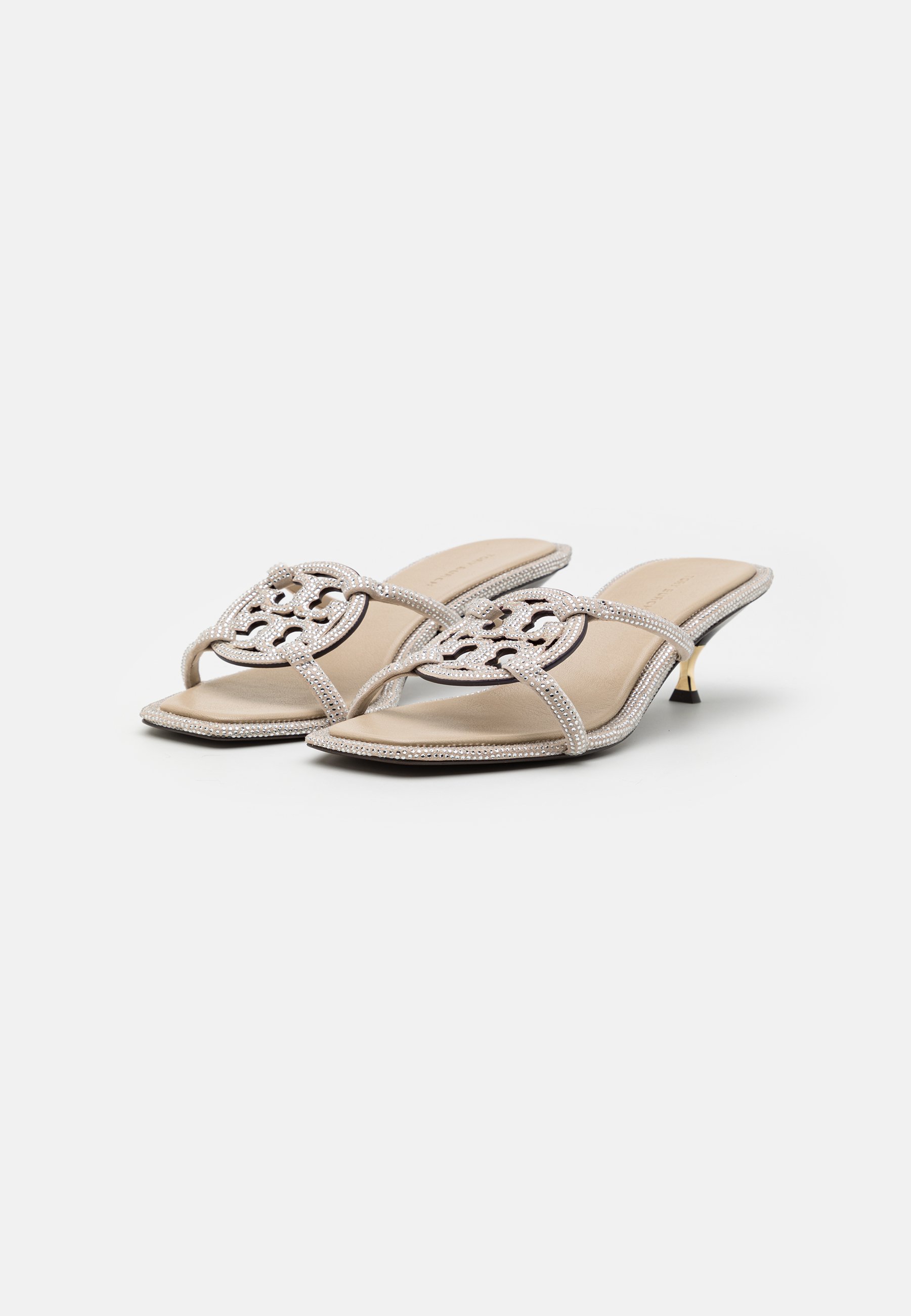 PAVE GEO BOMBE MILLER LOW HEEL - Heeled mules