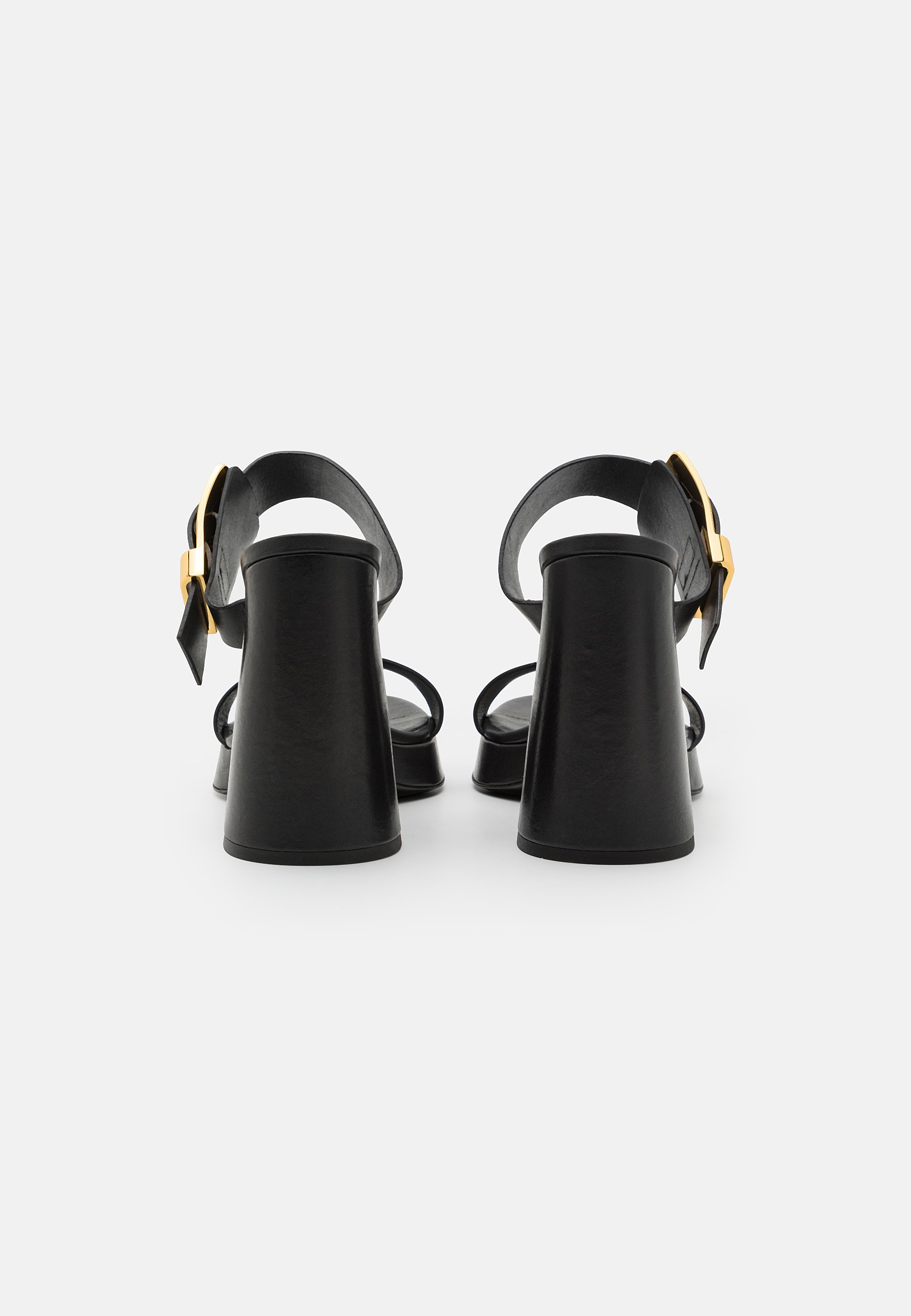 BUCKLE SLIDE- Heeled mules