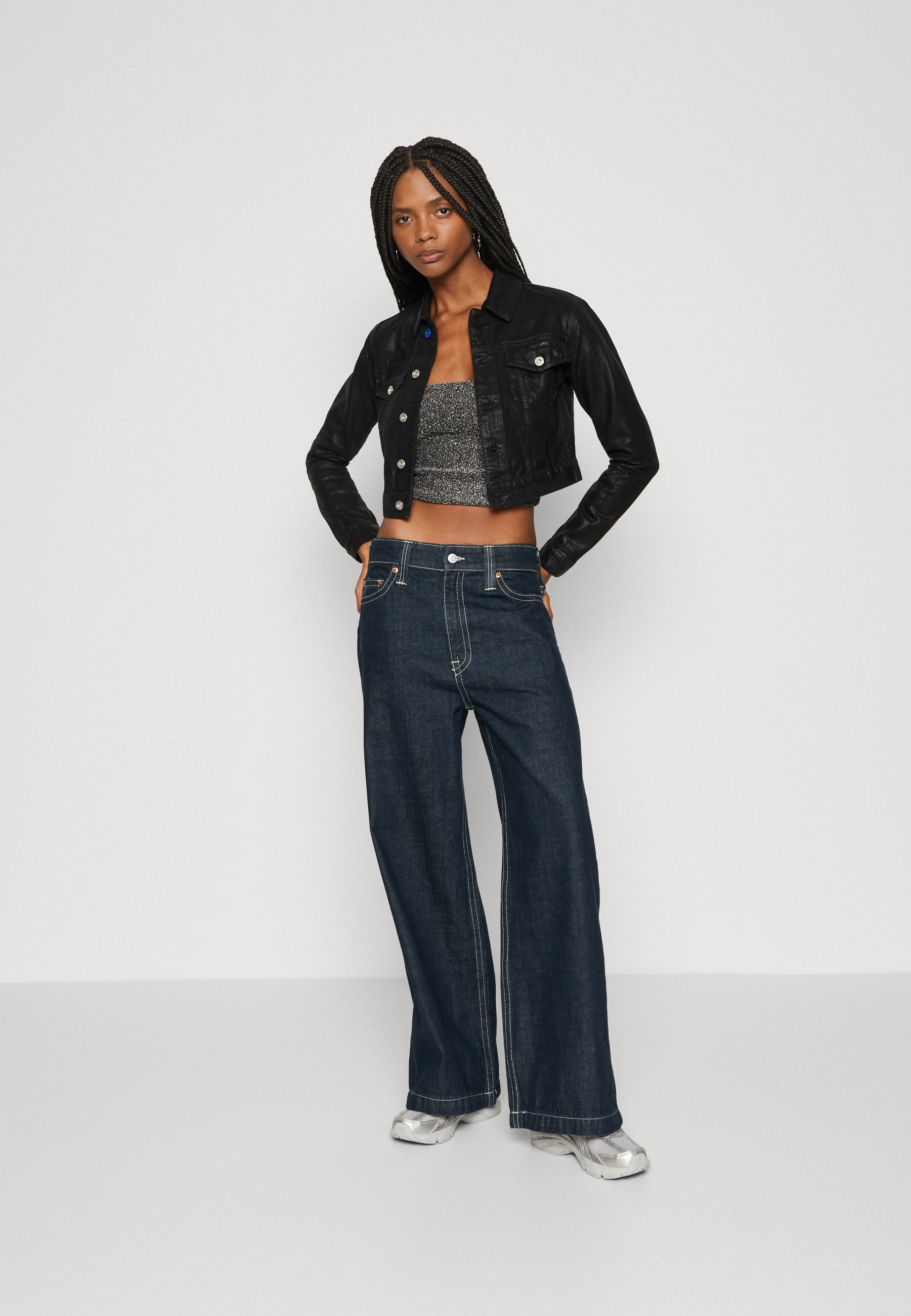 CROPPED JACKET - Denim jacket