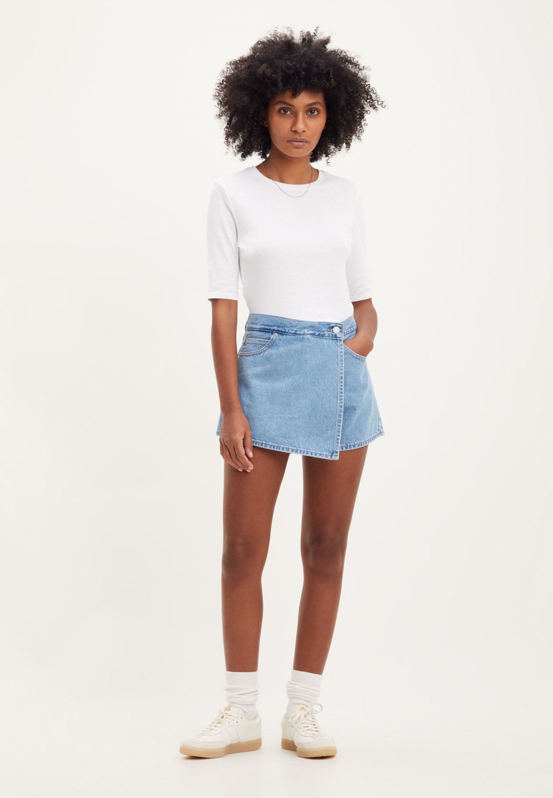SKORT - Denim skirt
