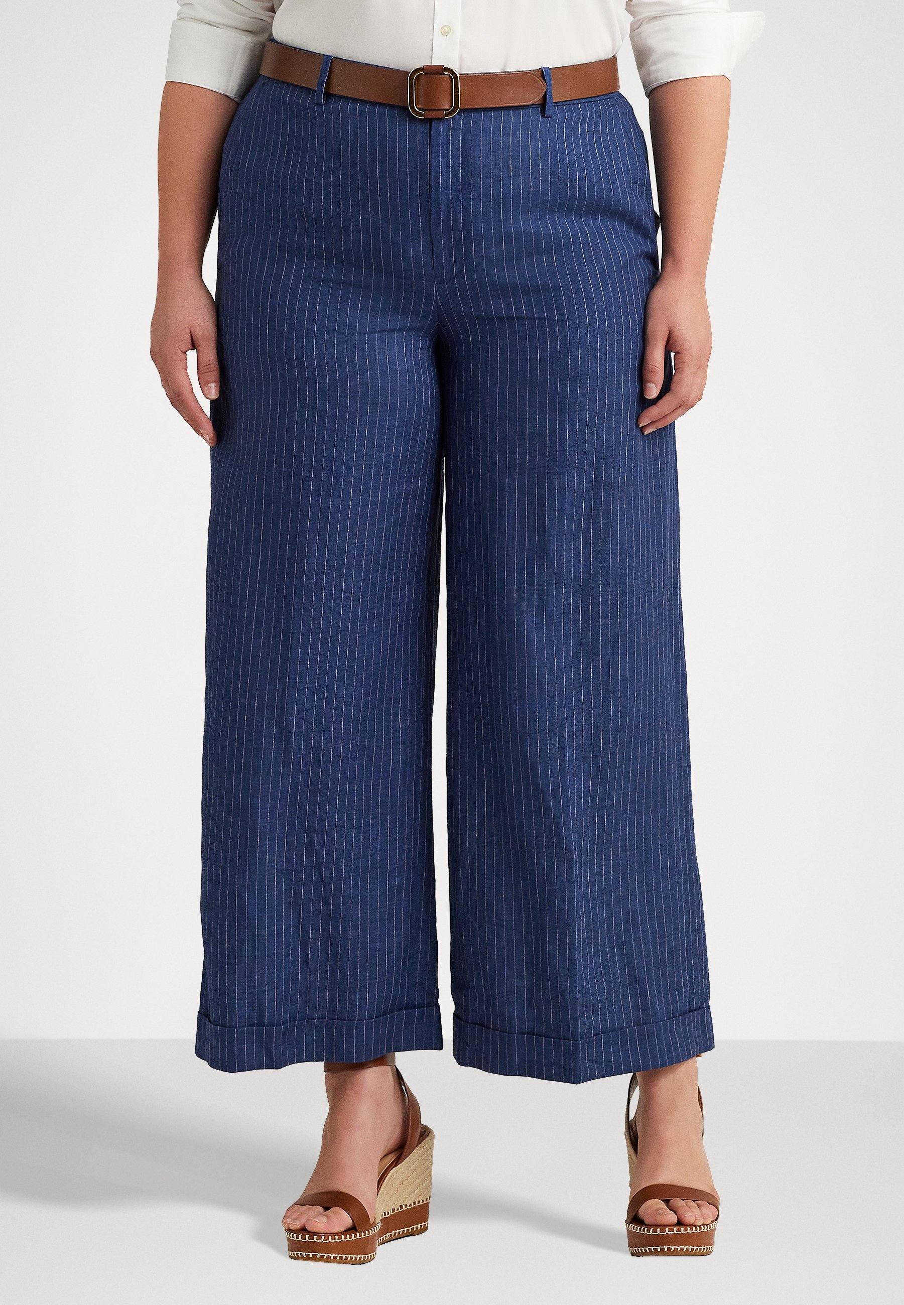SENDON CROPPED FLAT FRONT - Trousers