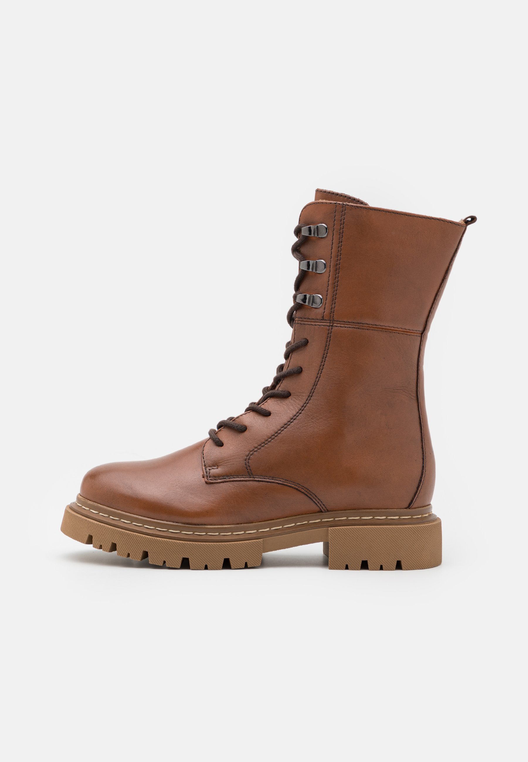 LEATHER - Lace-up ankle boots