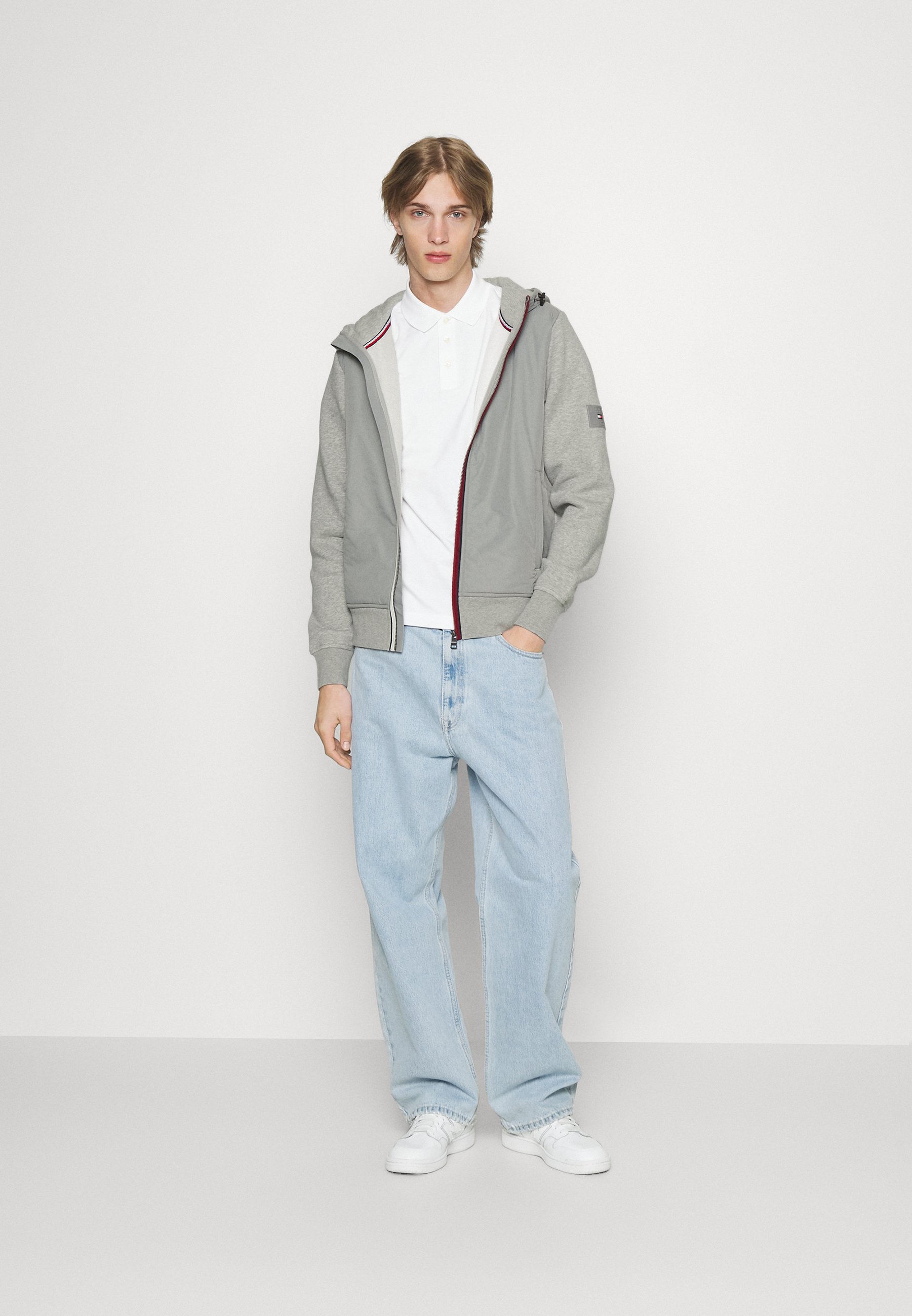 CLEAN MIX MEDIA ZIP THRU HOODY - Light jacket