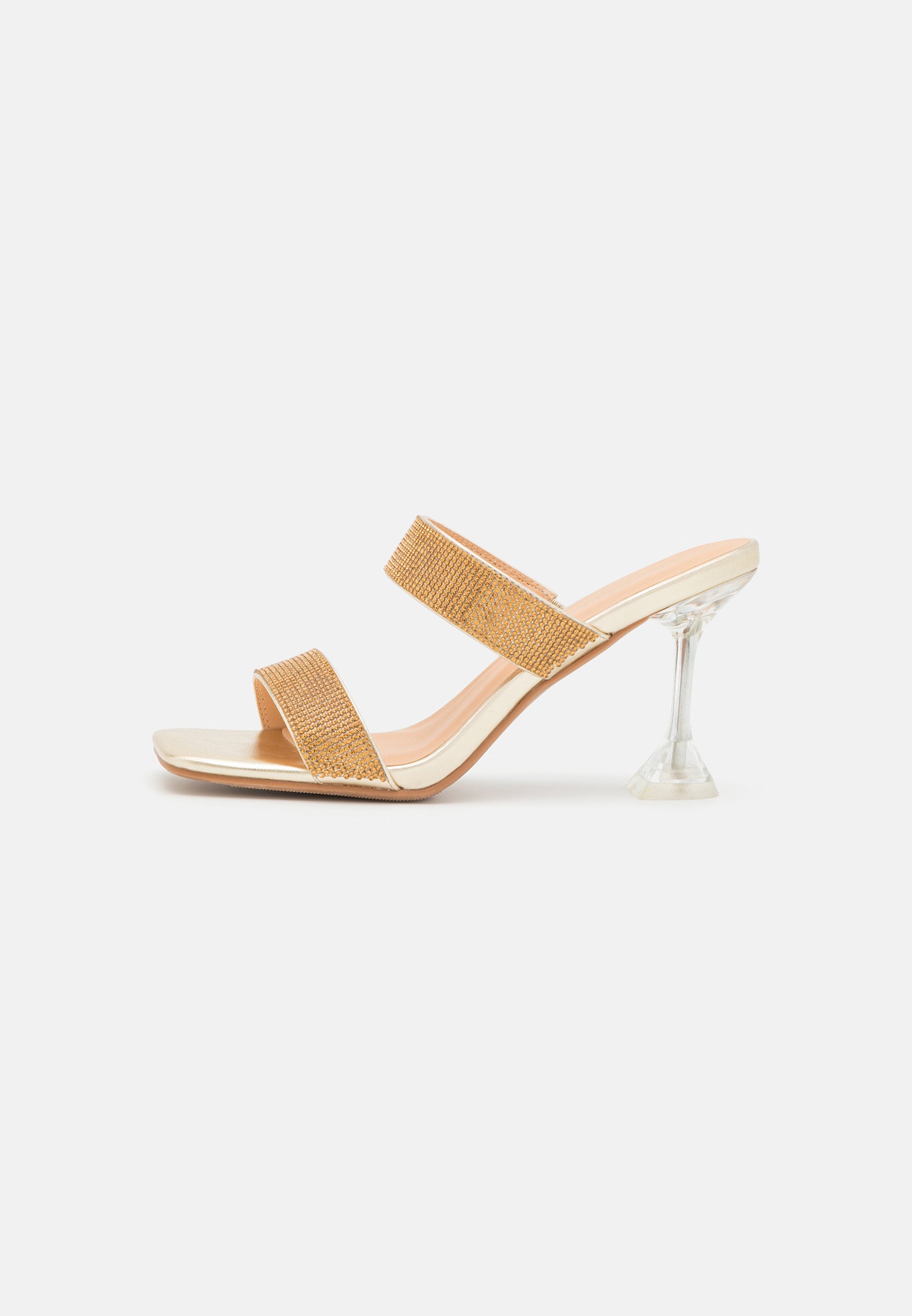 Heeled mules