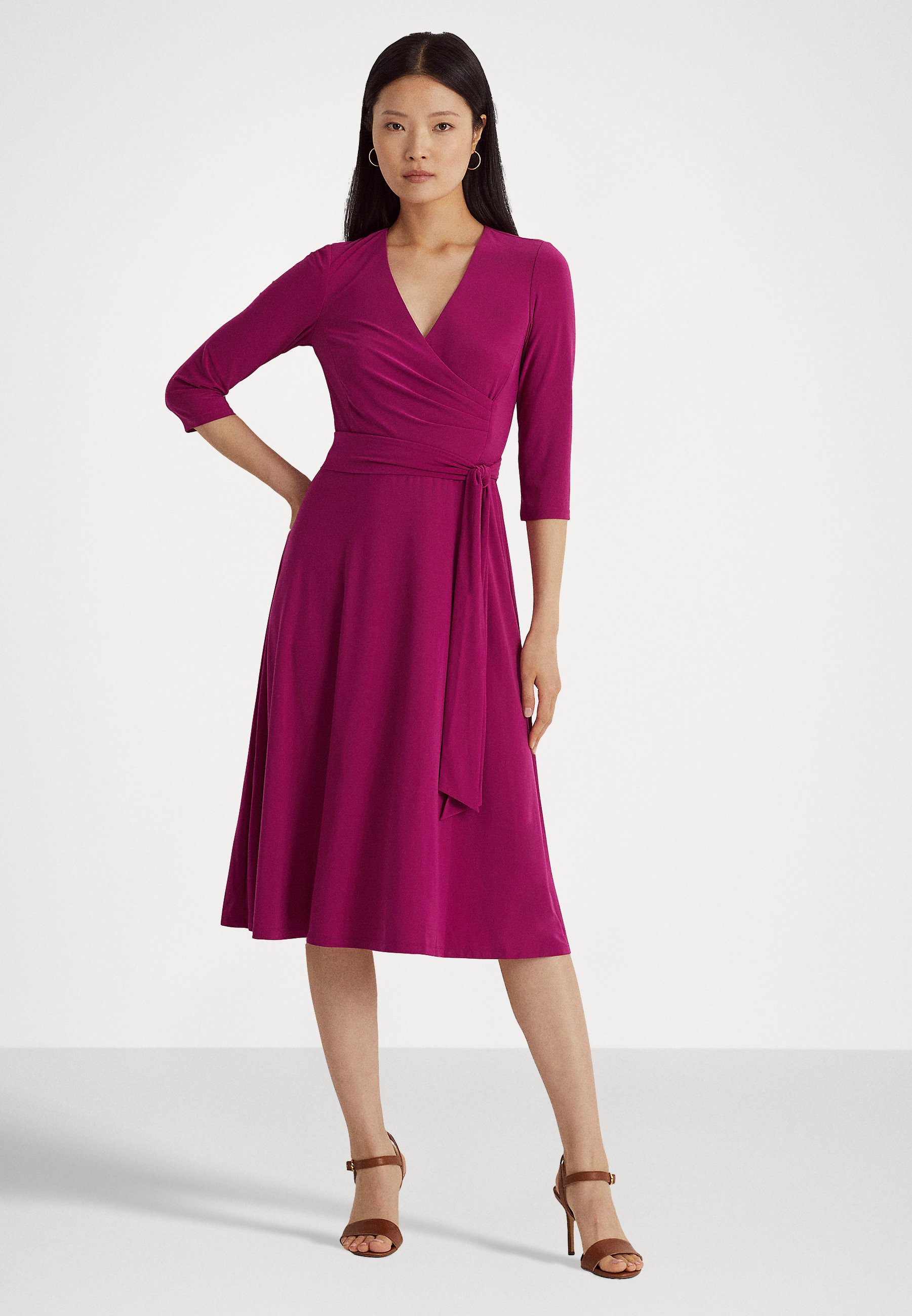 CARLYNA 3/4 SLEEVE DAY DRESS - Jersey dress