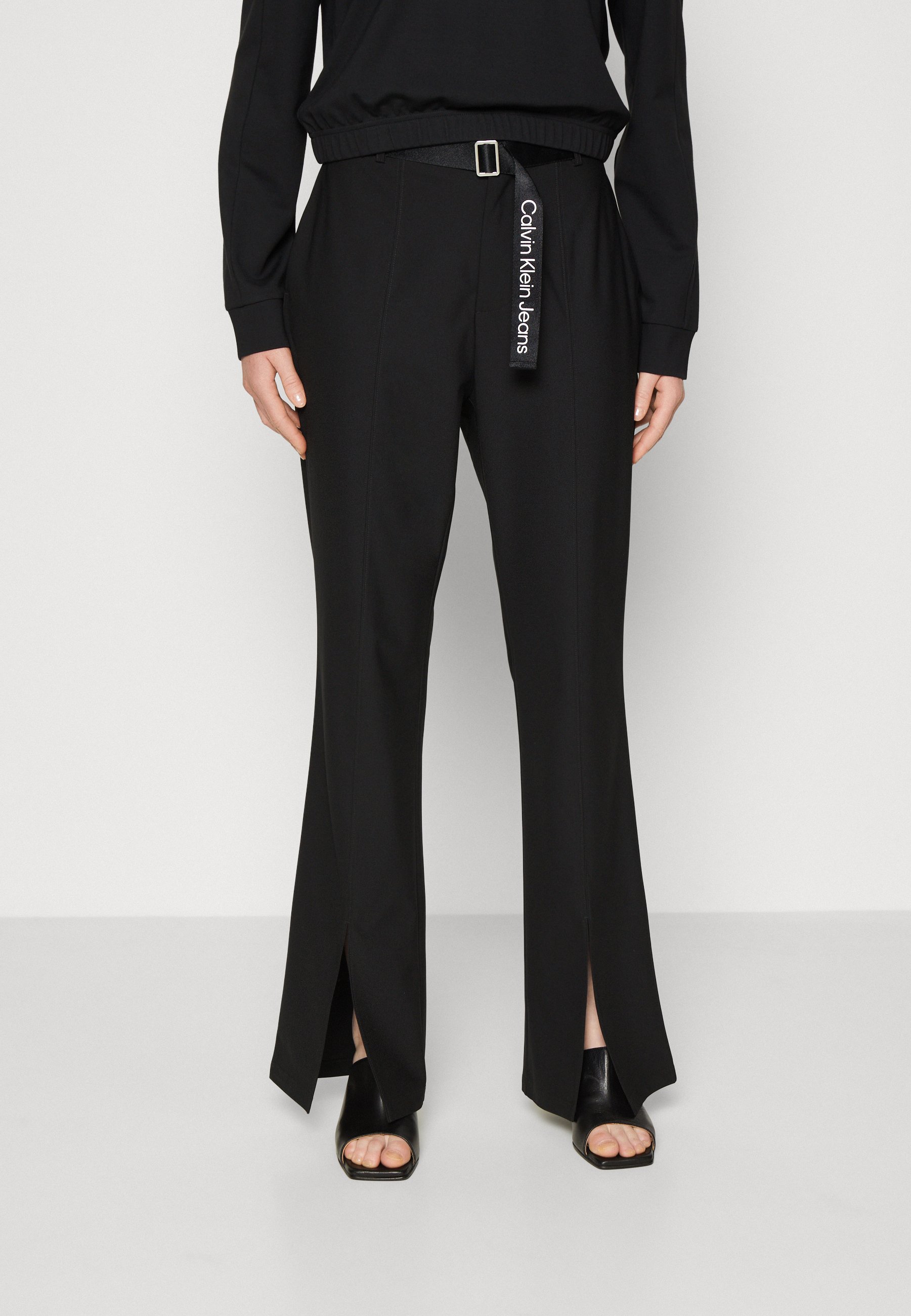 BUCKLE PANT - Trousers