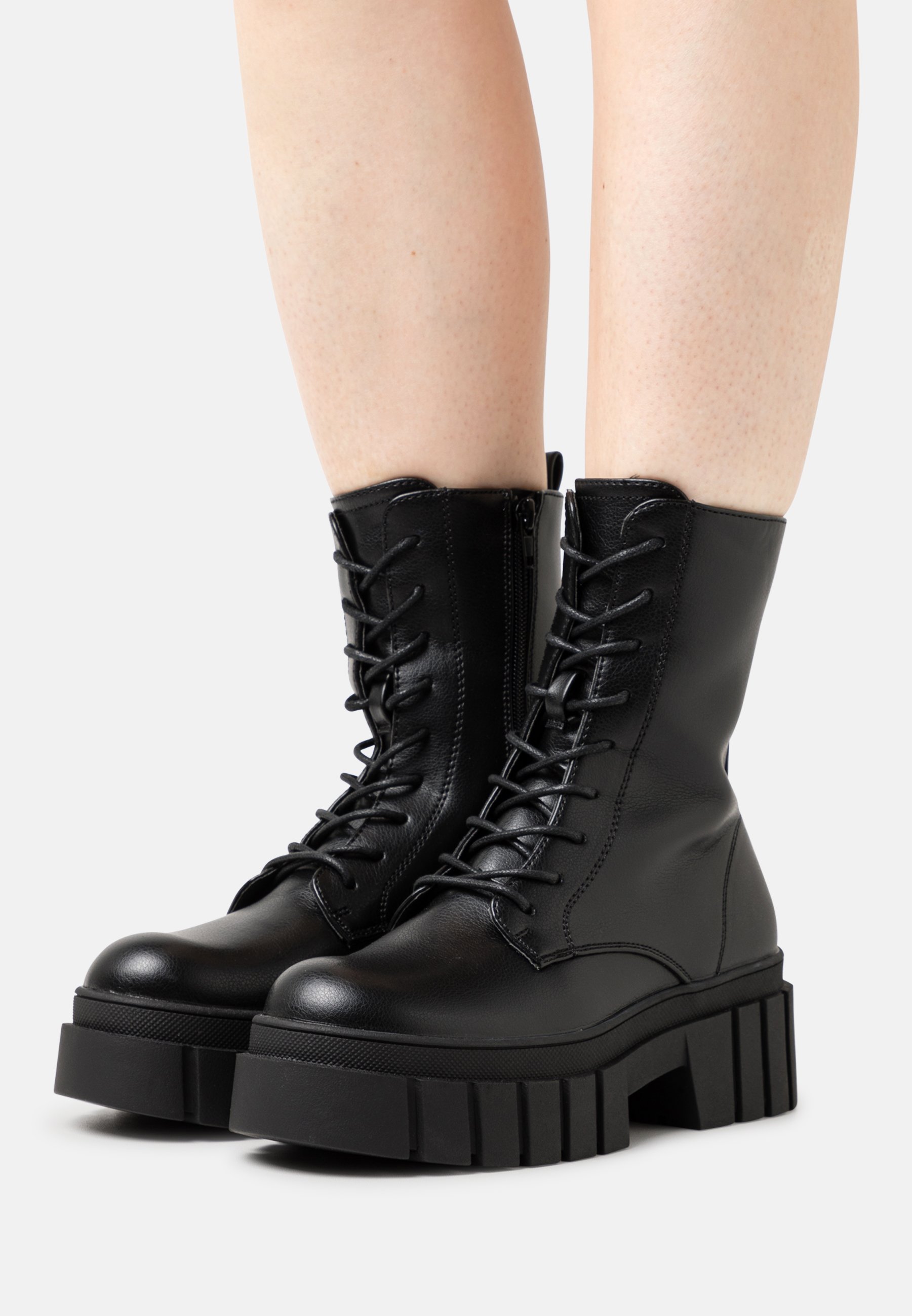 Platform ankle boots